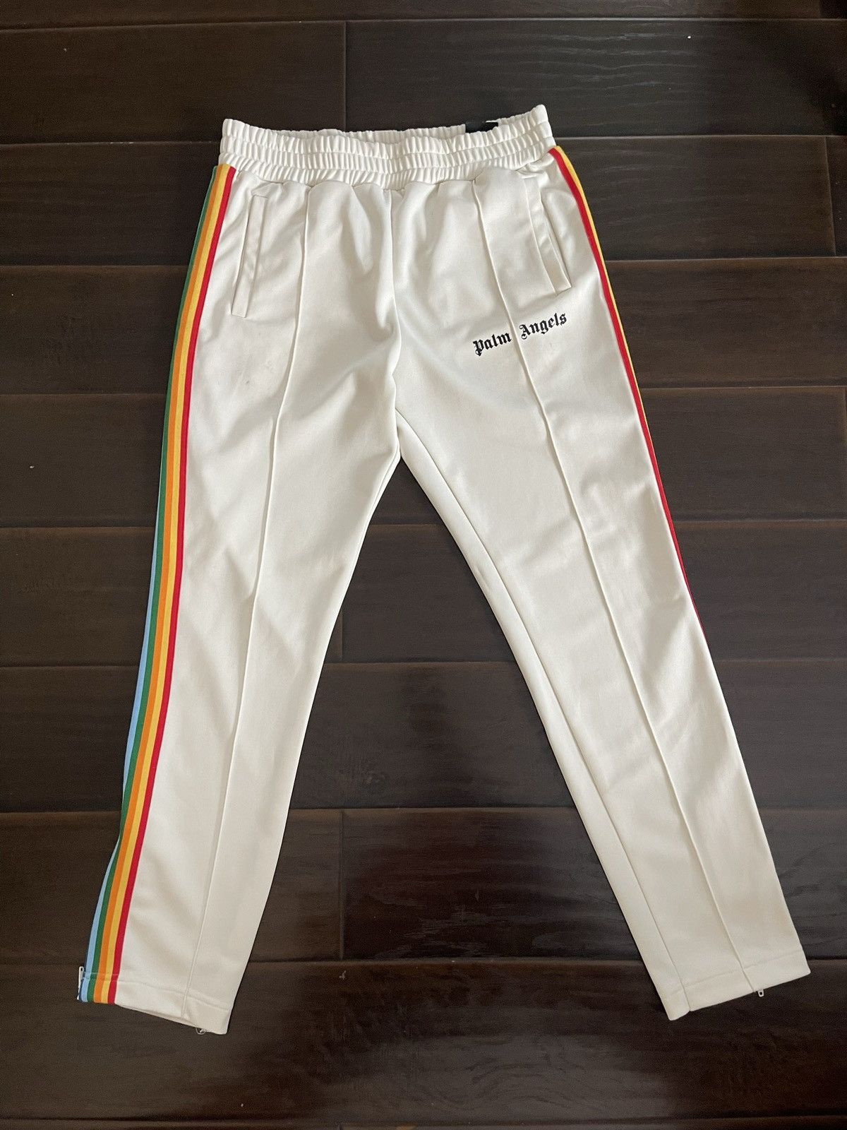 Palm angels white rainbow track pants hotsell