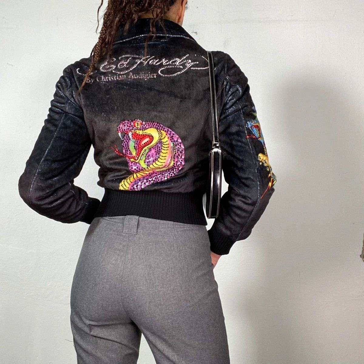 Ed Hardy Vintage Ed Hardy bridled velvet jacket Size M / US 6-8 / IT 42-44 - 11 Thumbnail