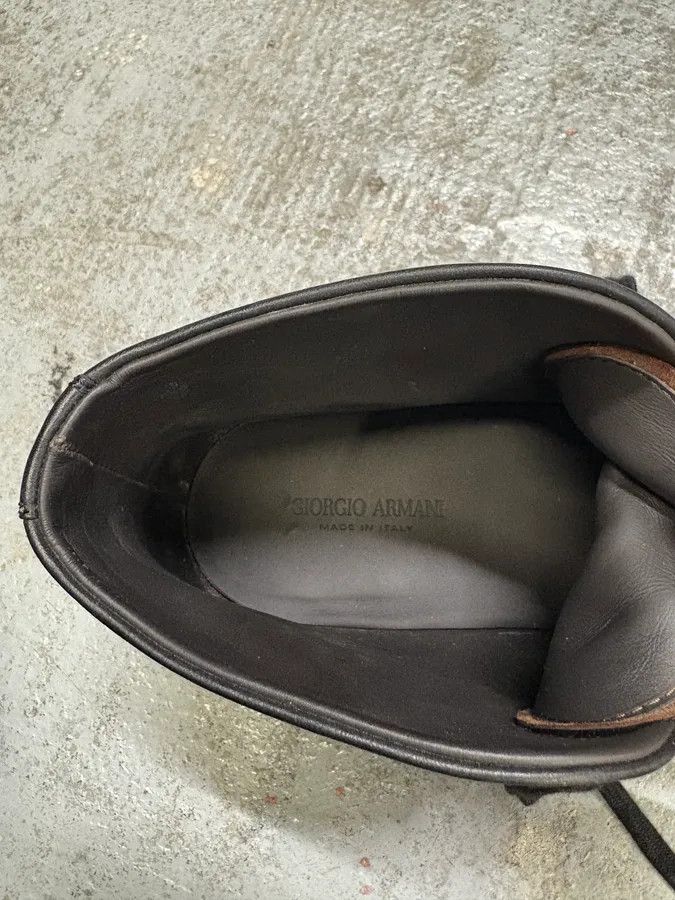 Giorgio Armani Giorgio Armani Black Leather Pony Hair Boots Size US 8.5 / EU 41-42 - 10 Thumbnail