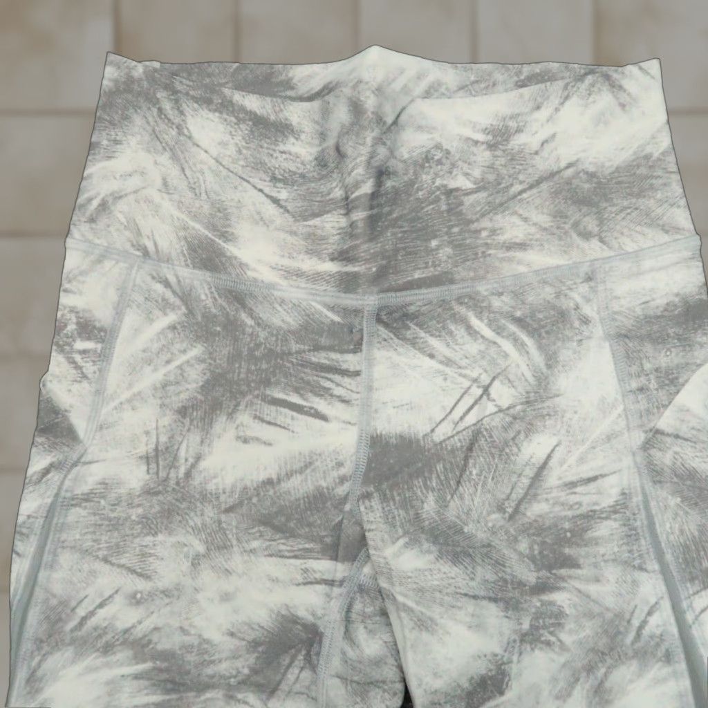 Lululemon VINTAGE Lululemon Leggings Womens 6 Pace Perfect Crop Breeze By White Light Cast 17" Size 28" / US 6 / IT 42 - 1 Thumbnail