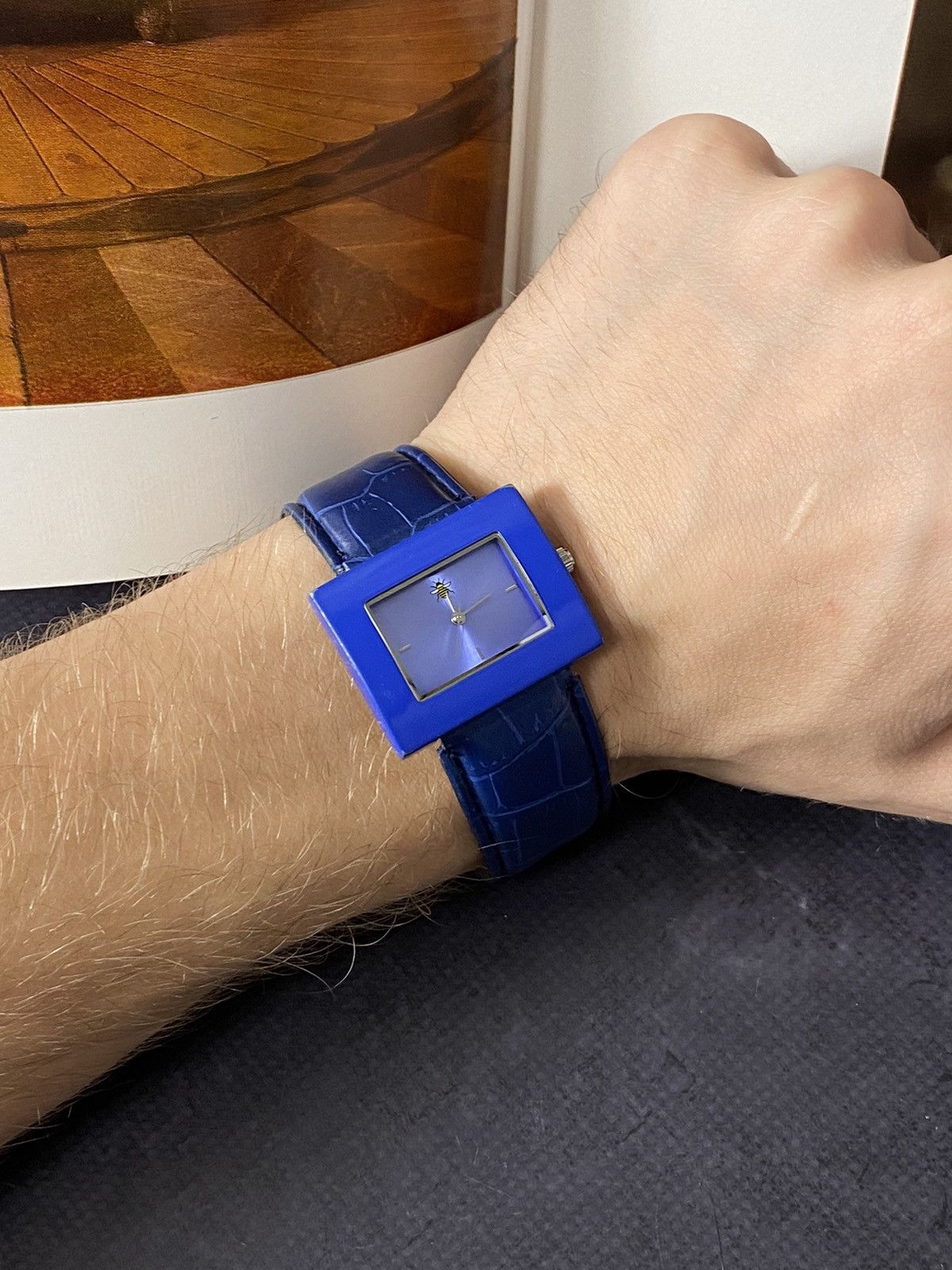 Japanese Brand Bright Futuristic Blue Watch Size ONE SIZE - 2 Thumbnail