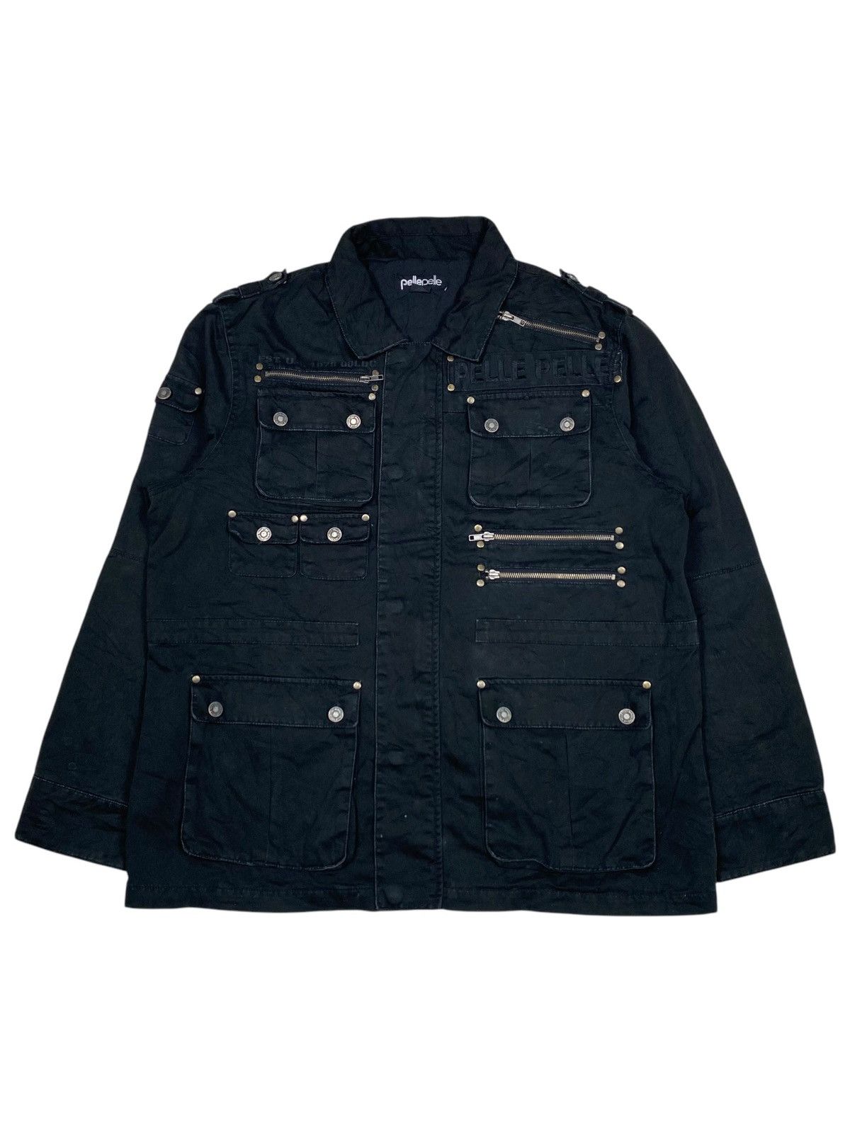 1990s Pelle Pelle - Multizips Cargo Jacket