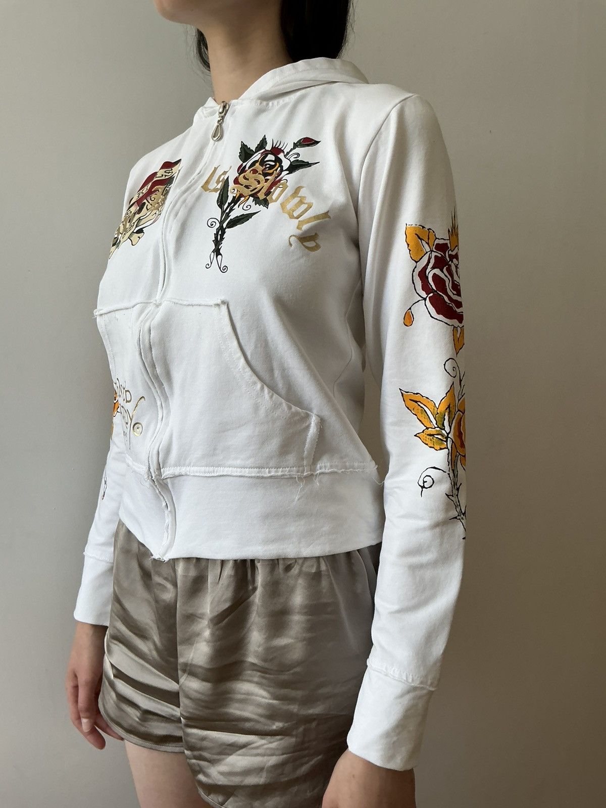 Christian Audigier × Ed Hardy × Vintage Vintage zip up hoodie big logo Size L / US 10 / IT 46 - 3 Thumbnail
