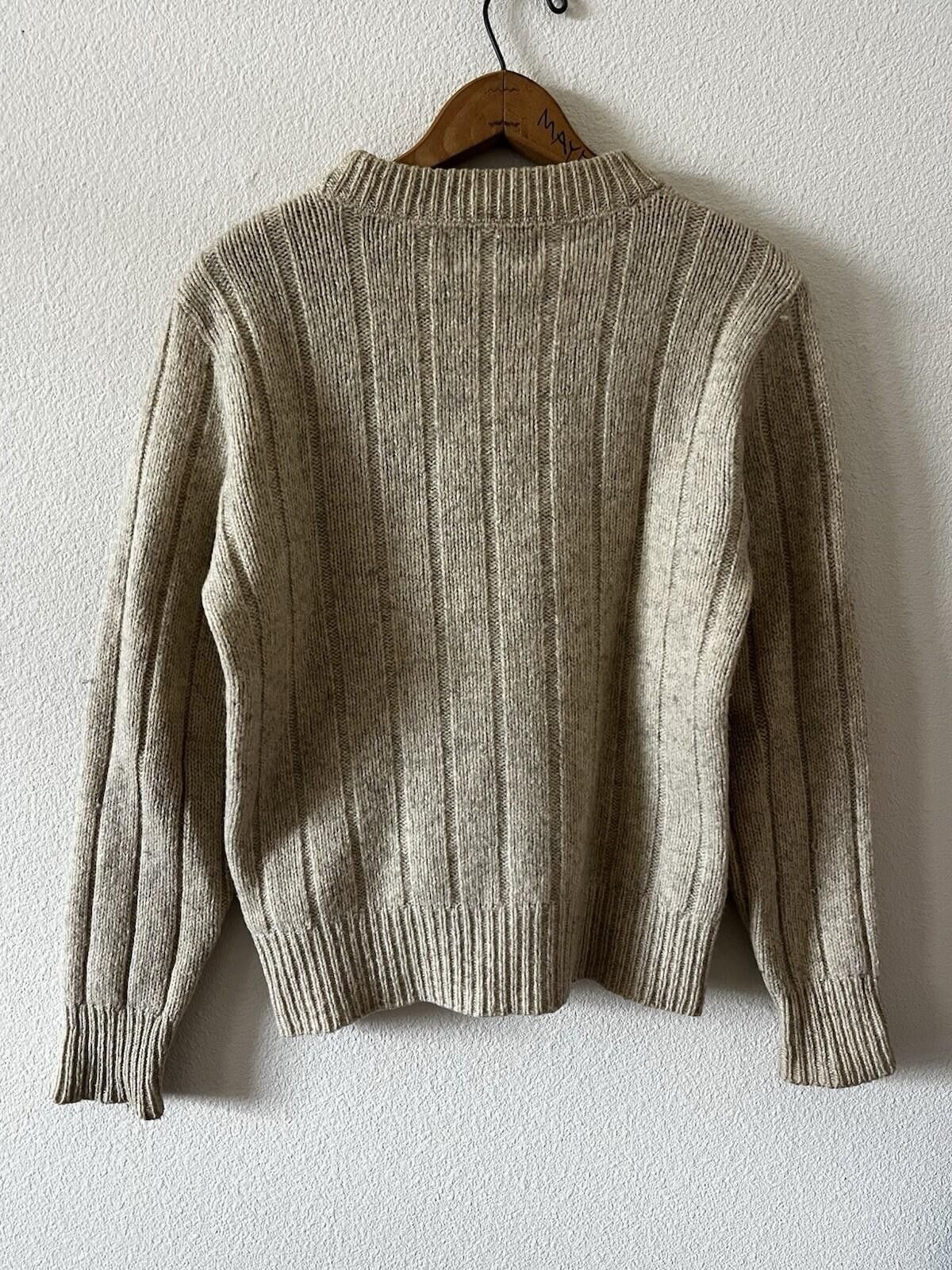 London Fog VTG London Fog Crew Neck Sweater Wool Blend Oatmeal Size M Size US M / EU 48-50 / 2 - 3 Thumbnail