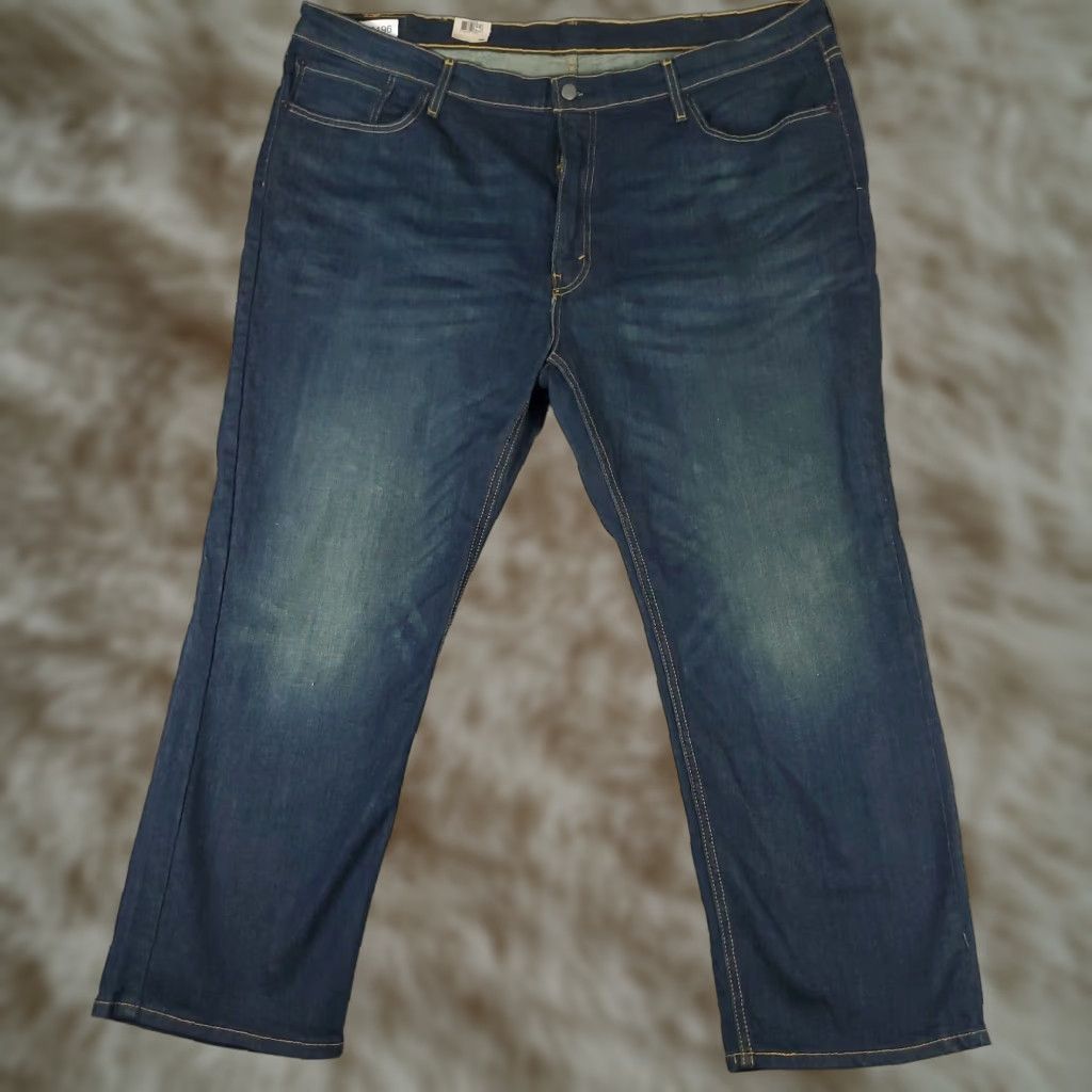 Levi's Levis 541 Athletic Fit Straight Leg Jeans Mens Size 46x29 Blue Cotton Denim Pants Size US 30 / EU 46 - 1 Thumbnail