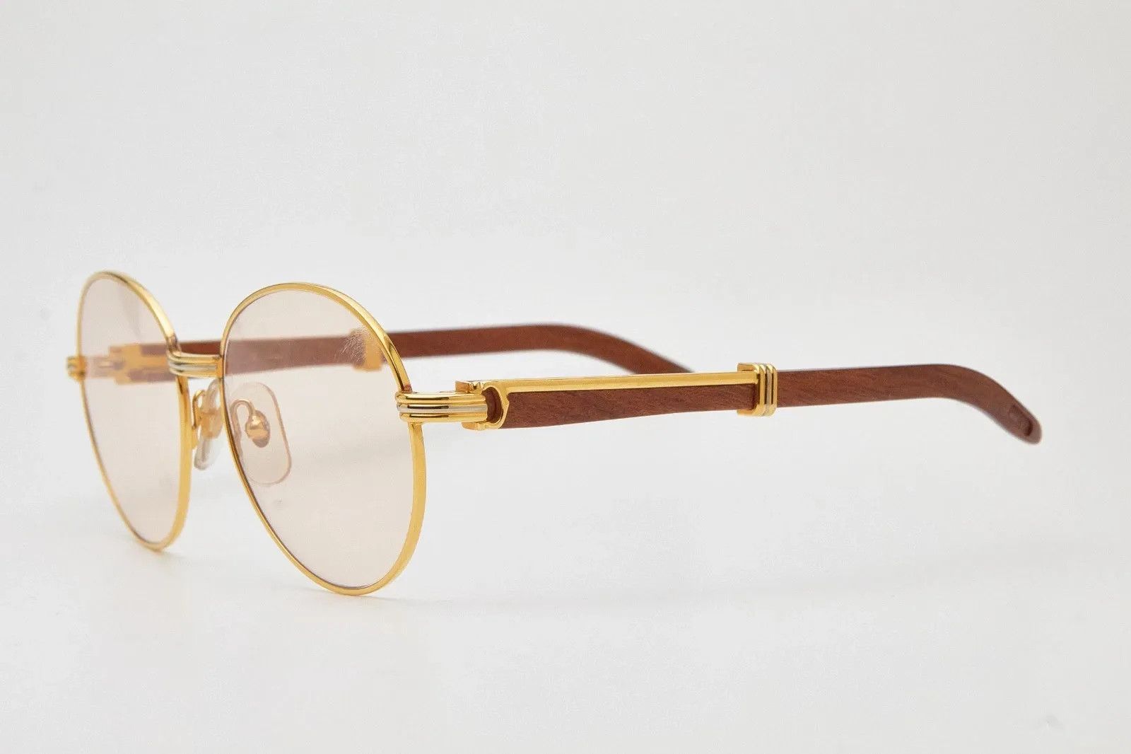 Cartier Sunglasses Cartier Bagatelle Bubinga Wood Size ONE SIZE - 21 Thumbnail