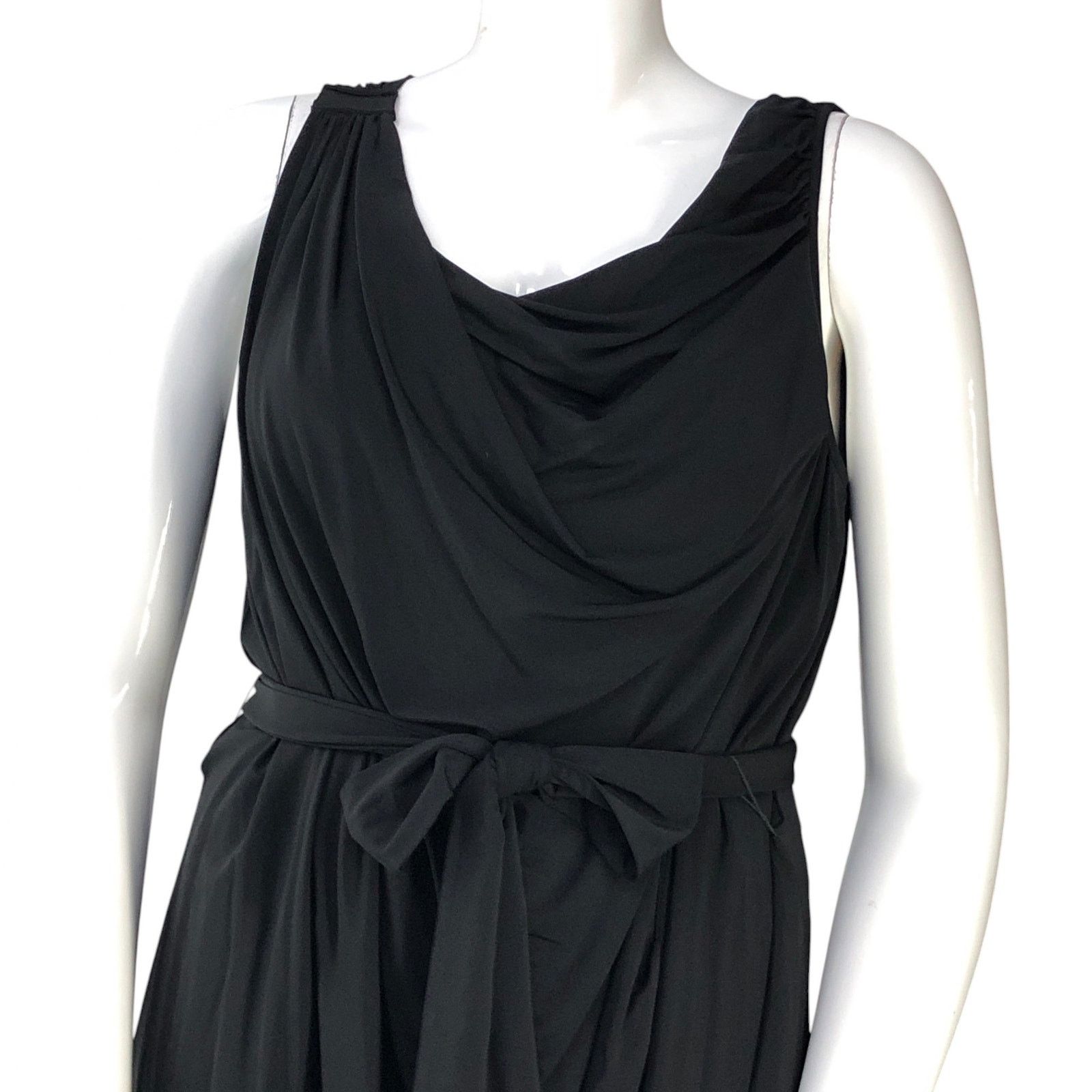 Lafayette 148 Lafayette 148 Size XL Dress Bubble Hem Scoop Neck Stretch Size XL / US 12-14 / IT 48-50 - 2 Thumbnail