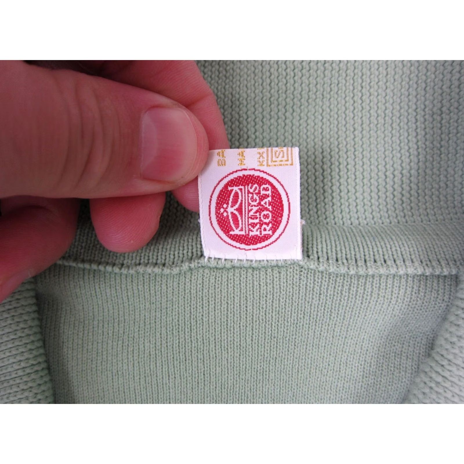 Sears VINTAGE Kings Road Polo Shirt Mens L Green 90s Golf Nylon Short Sleeve Button Collar Casual Activewear Shirt Mens Size US L / EU 52-54 / 3 - 4 Thumbnail