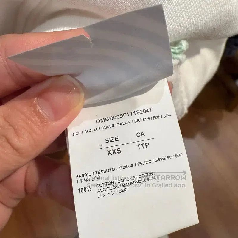 Off-White Off-White White Cotton Women's Hoodie . Size XXS / US 00 / IT 34 - 4 Thumbnail