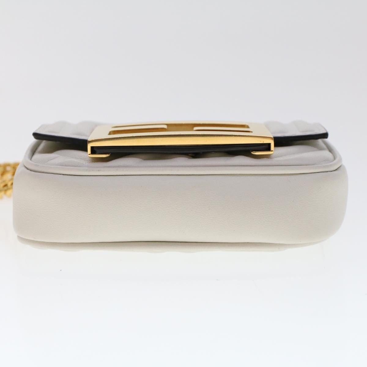 Fendi FENDI Zucca Canvas Nano Baguette Chain Shoulder Bag Leather Size ONE SIZE - 8 Thumbnail