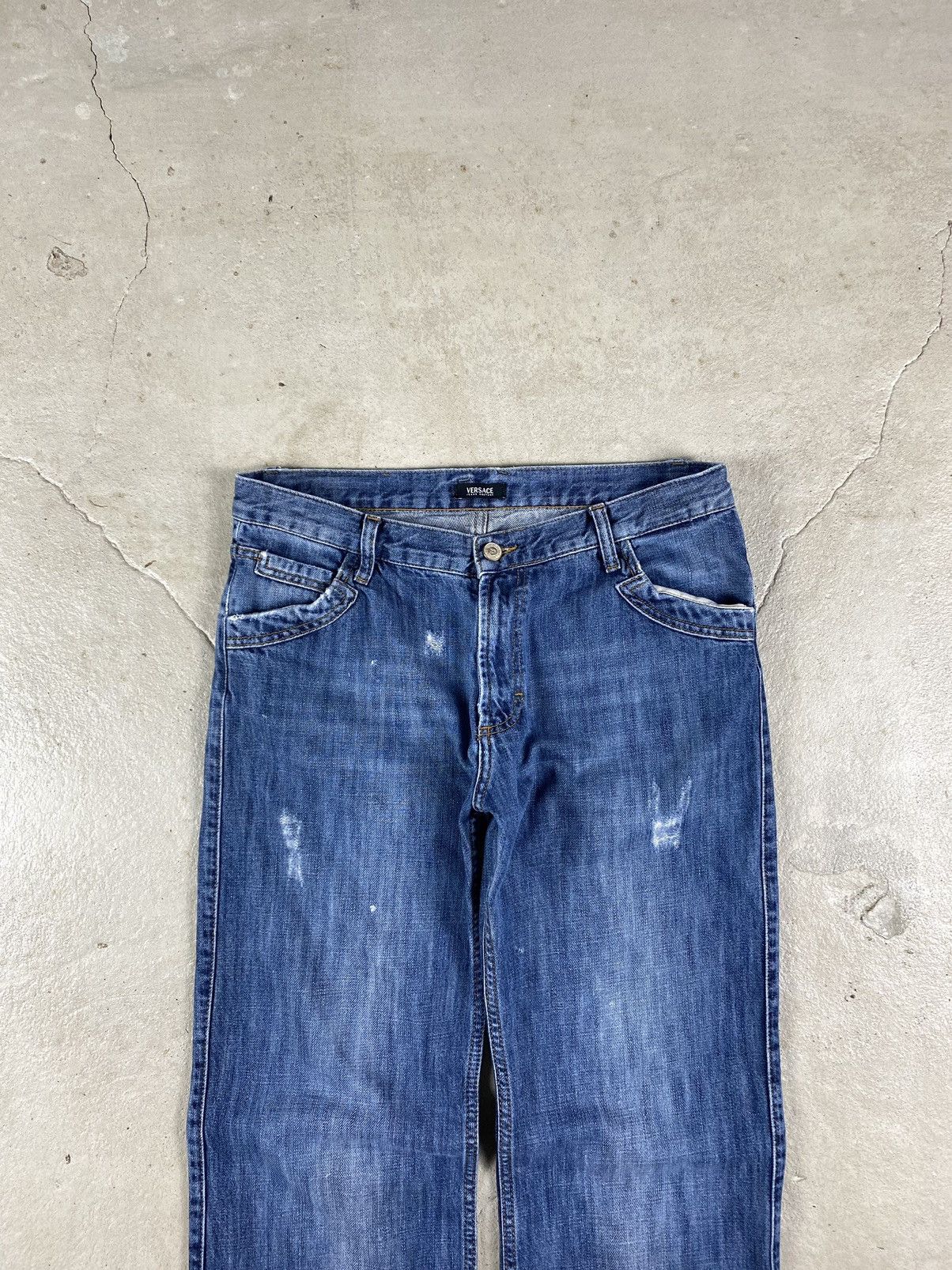 Versace Y2K Vintage Archive Versace Jeans Denim Pants Hype Size US 34 / EU 50 - 13 Thumbnail