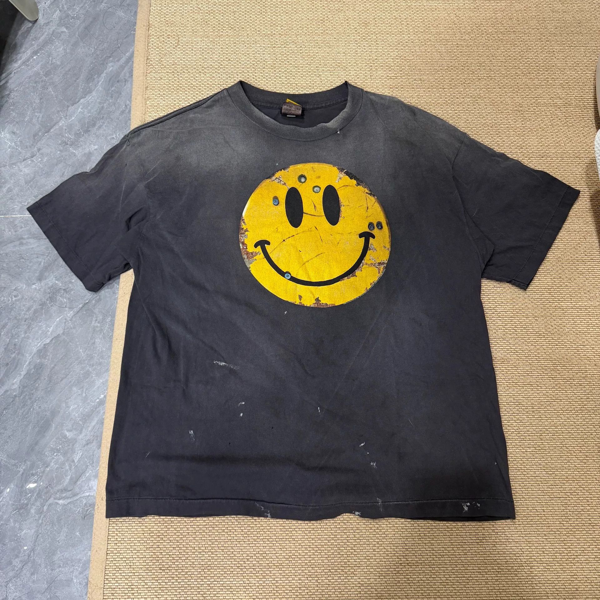 Saint Michael Saint Michael x The KLF Smiley Tee Size US XL / EU 56 / 4 - 1 Thumbnail