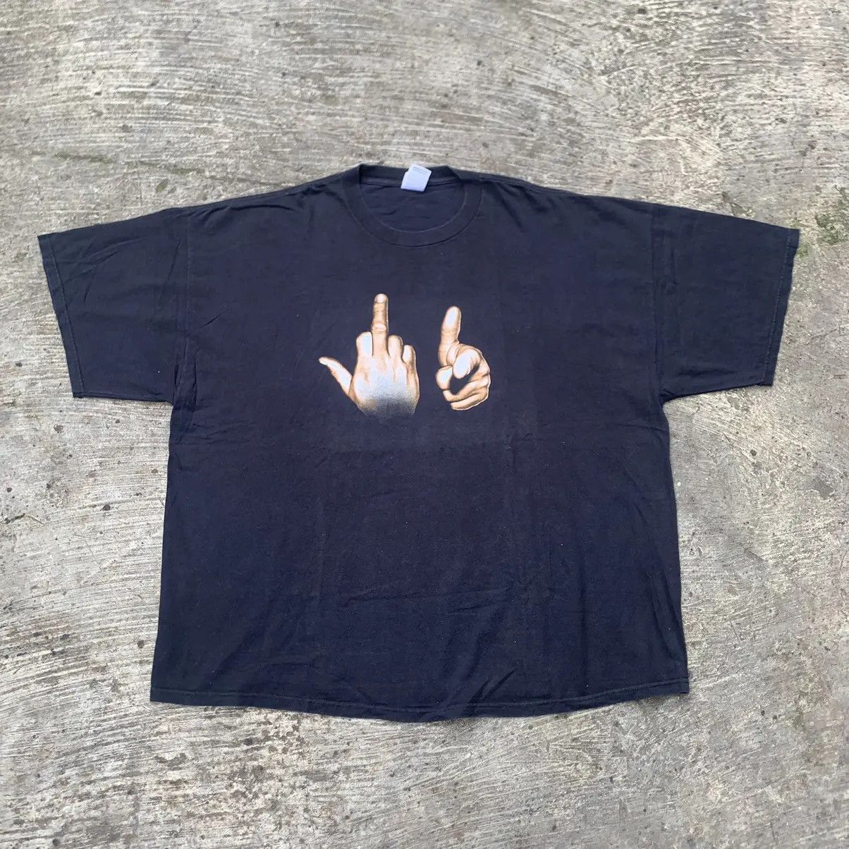 Vintage Fuck You Hand Sign Asap Rocky Tshirt