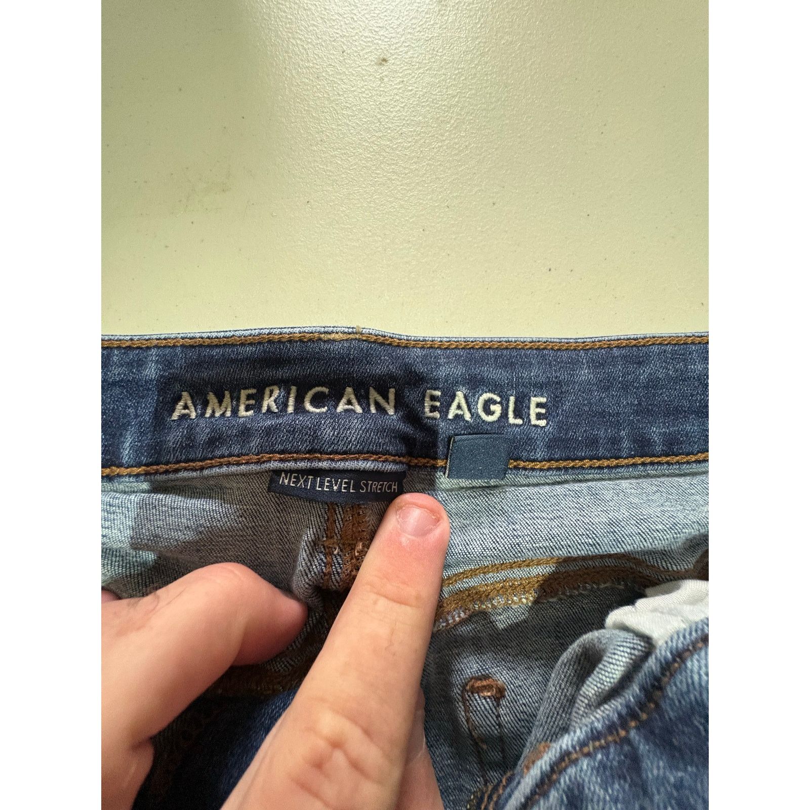 American Eagle Outfitters American Eagle Womens 14 Next Level Stretch Bootcut Jeans Size 36" / US 14 / IT 50 - 4 Thumbnail