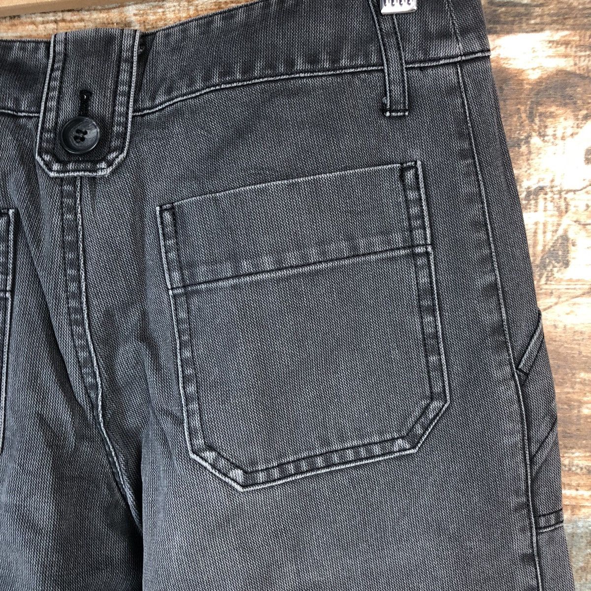Japanese Brand DL Tasse Tasse Black Cropped Pants #C1241 Size US 27 - 17 Thumbnail