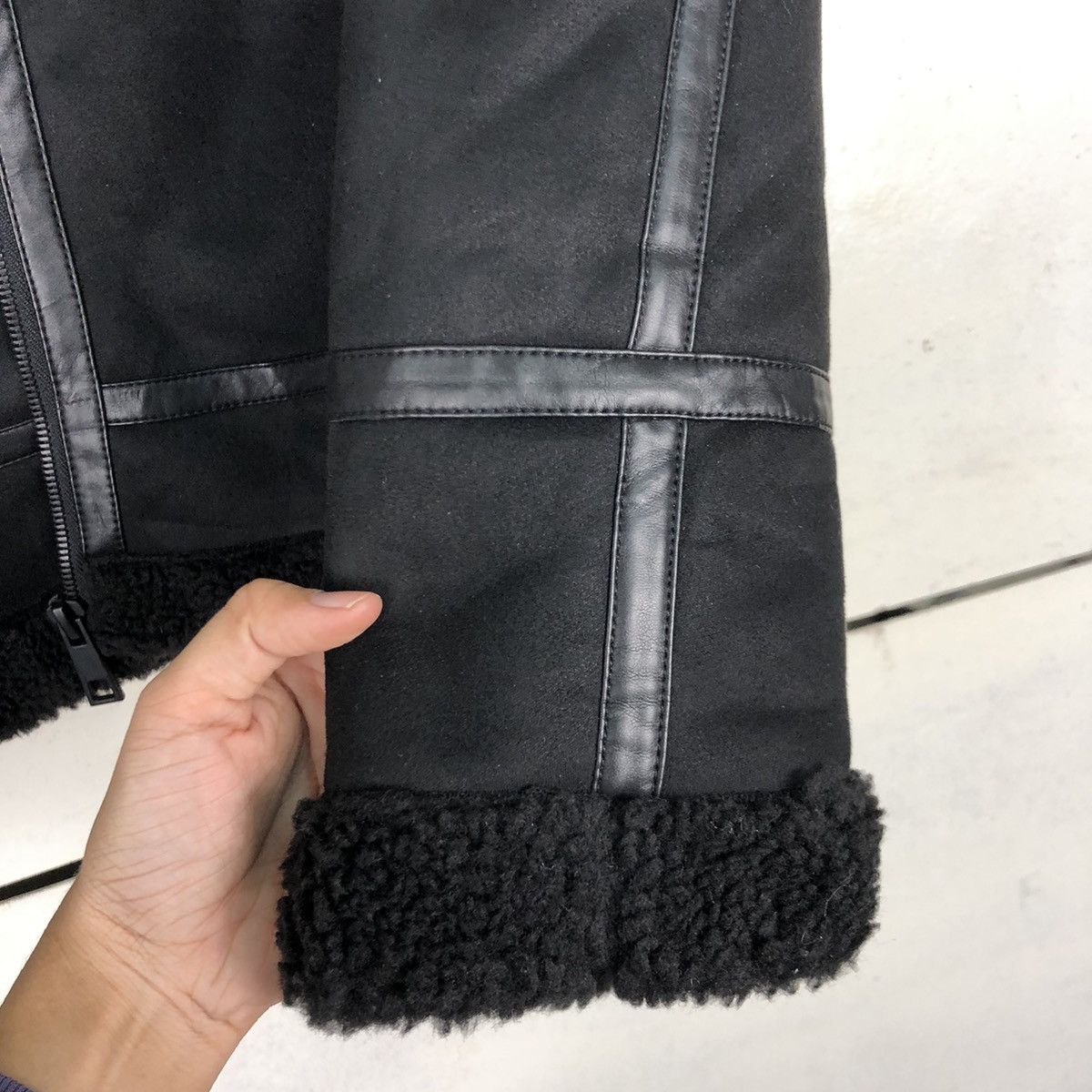 Other × Zara Sherpa Sherling Sheepskin Style Jackets Size US S / EU 44-46 / 1 - 13 Thumbnail