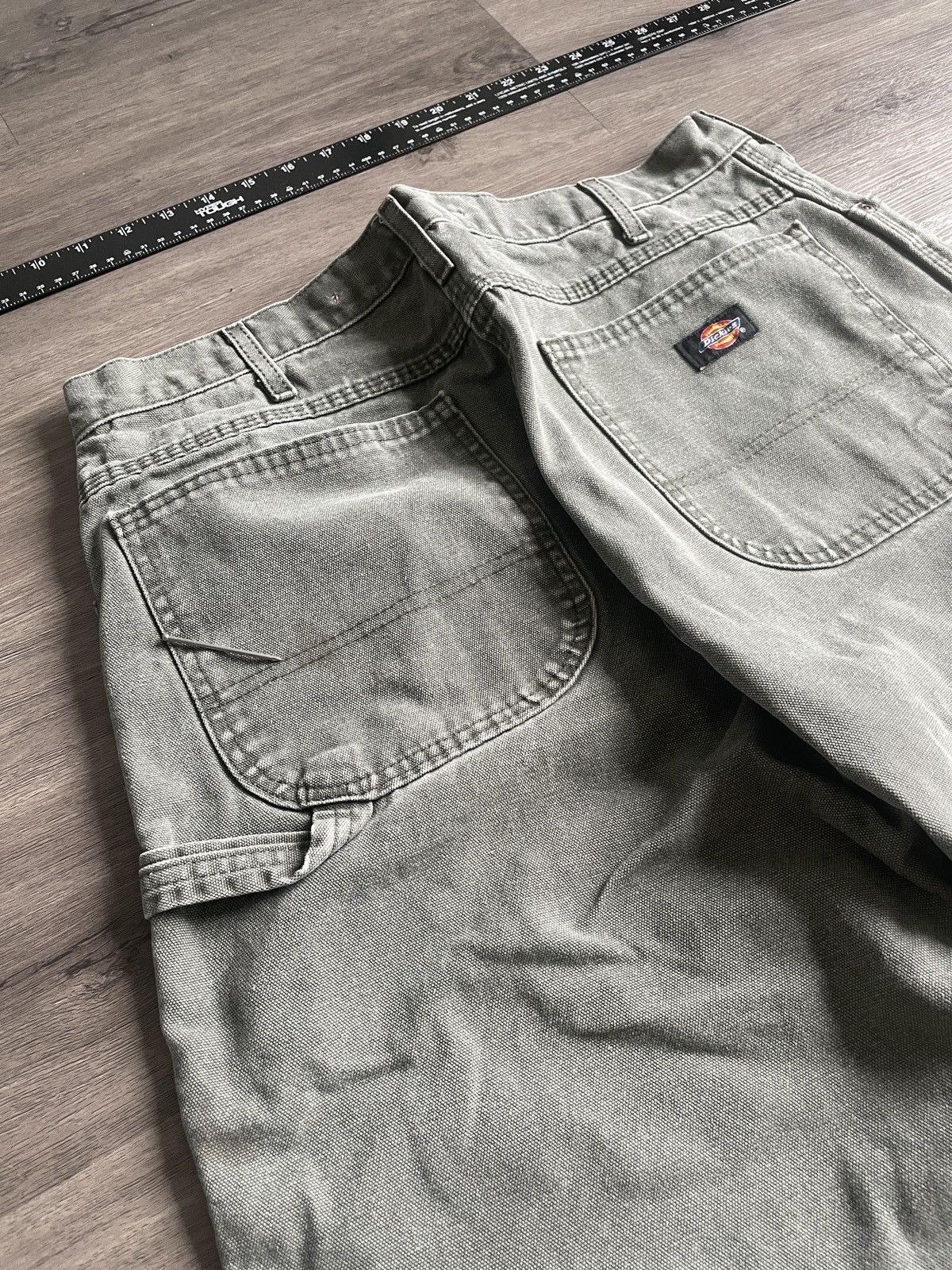 Dickies Y2K Dickies “Carpenter Style” Green Canvas Pants (No Sz.) Size US 34 / EU 50 - 3 Thumbnail