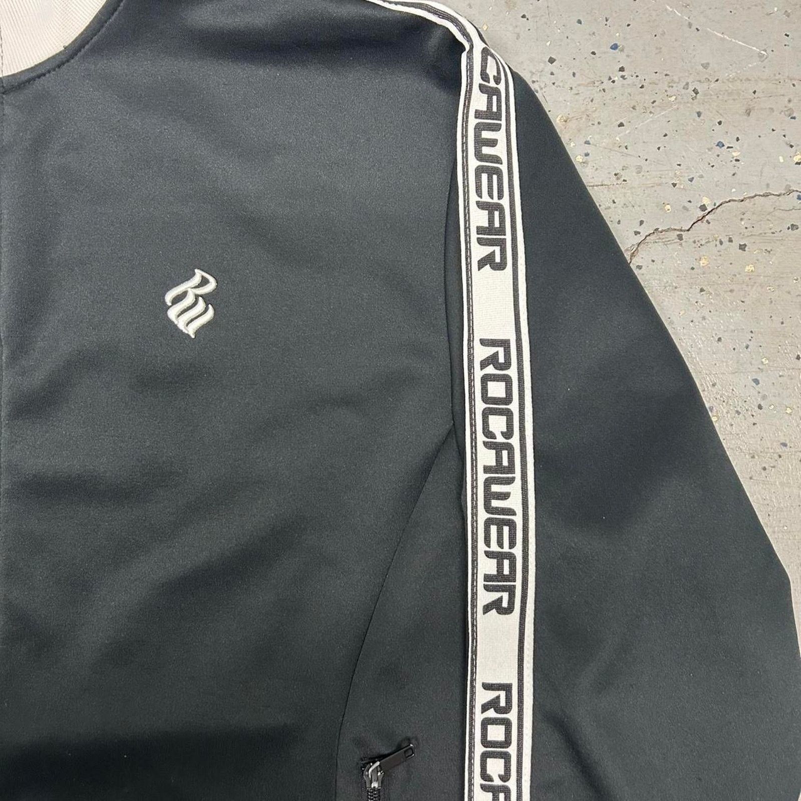 Rocawear Y2K Black Rocawear zip-up track jacket Size US XL / EU 56 / 4 - 3 Thumbnail