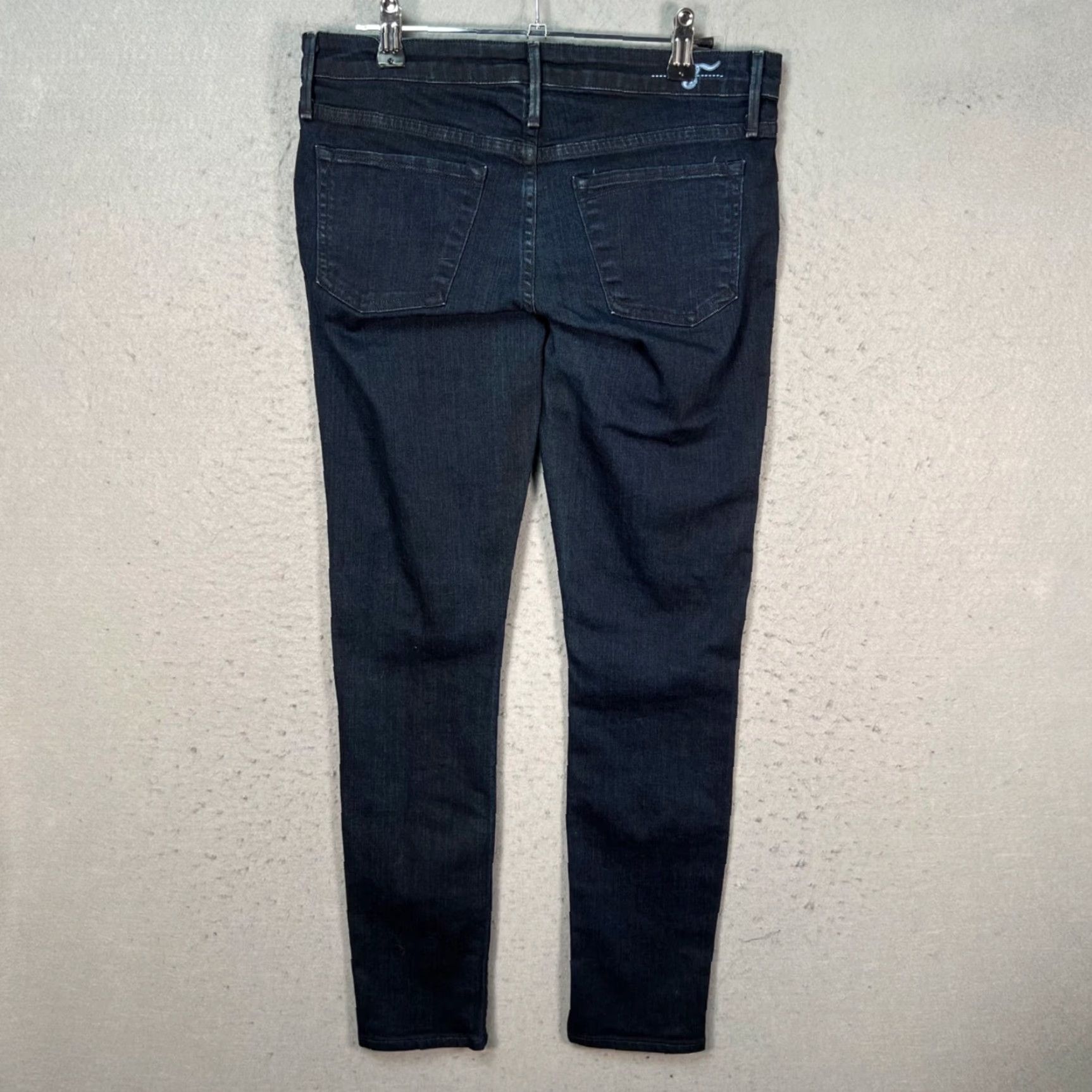 Denime Earnest Sewn Womens Jeans Harlan Dark Wash Skinny 27 Inseam 30 Inseam Denim 5-Pocket Design blue Size 27" / US 4 / IT 40 - 2 Thumbnail