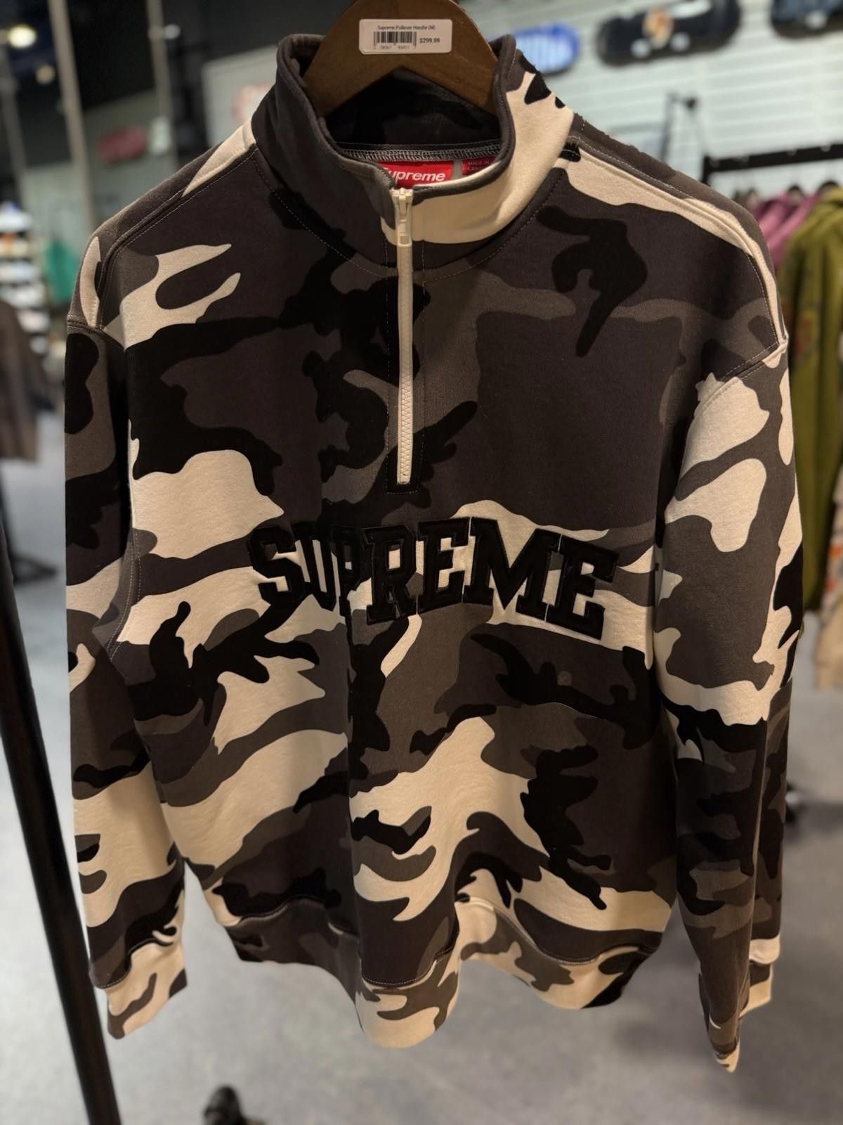 Supreme Supreme Shop Flag Half Zip Pullover Camo London Medium SS26 Size US M / EU 48-50 / 2 - 2 Thumbnail