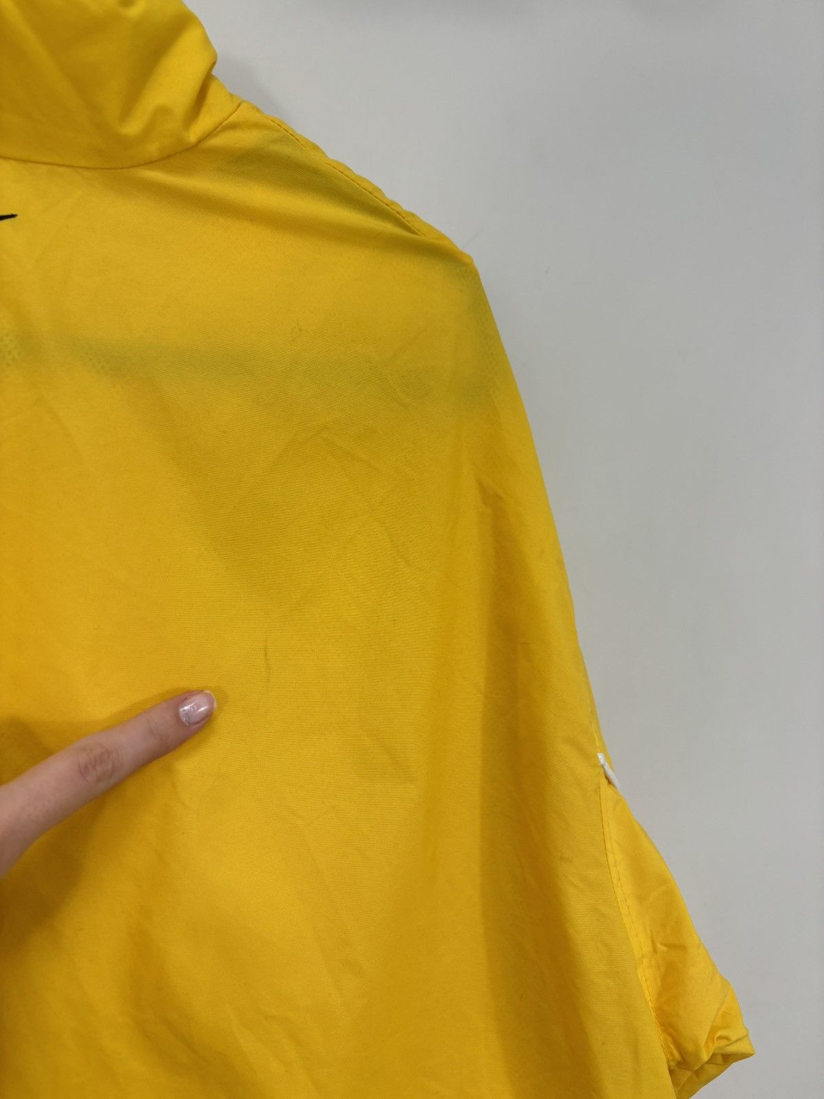 Nike Vintage Nike Y2K Retro Hype Yellow Swoosh Nylon Track Jacket Size US M / EU 48-50 / 2 - 23 Thumbnail