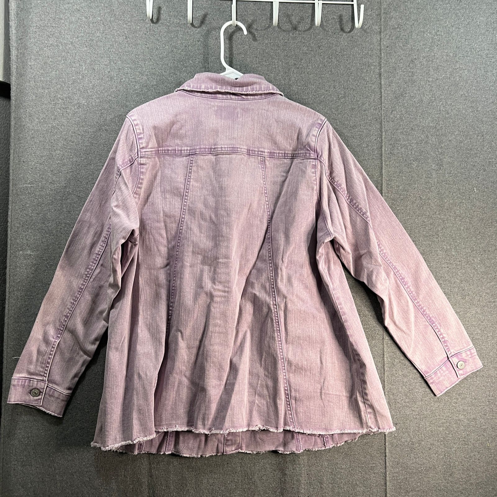 Other LOGO by Lori Goldstein Jeans Jacket Womens Size 3XL / US 20-22 - 2 Thumbnail