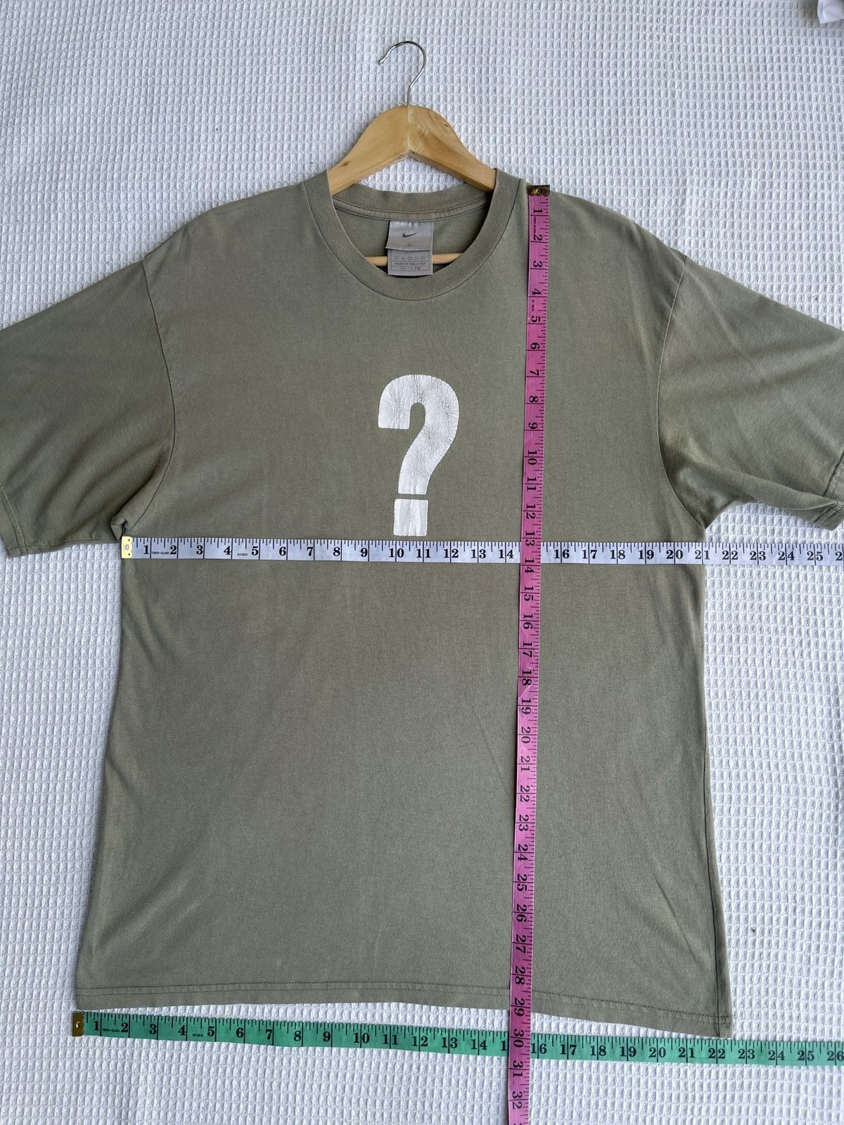 Nike Rare🔥Vintage NIKE Question Mark Center Logo Tee Size US L / EU 52-54 / 3 - 9 Thumbnail