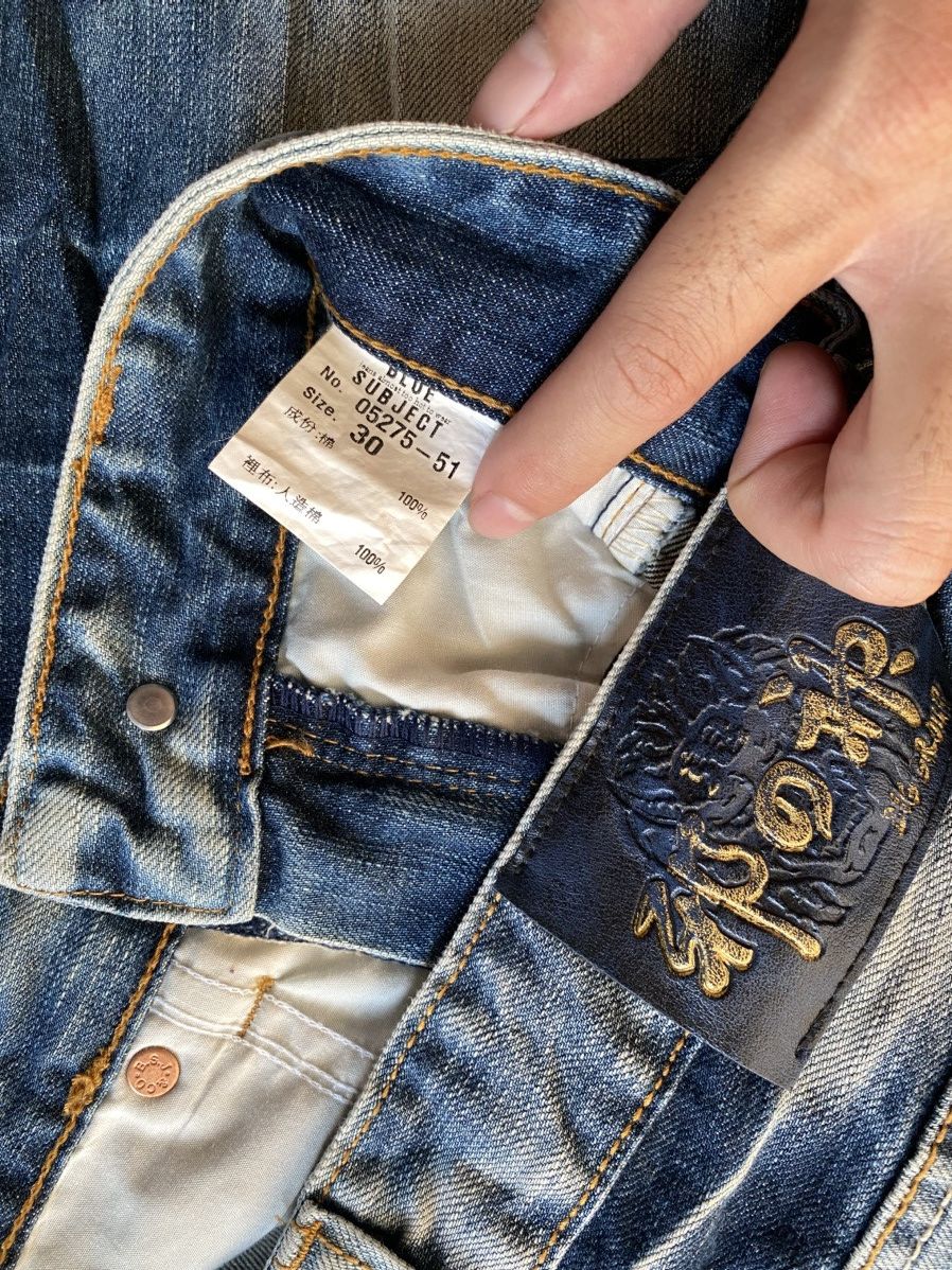 Tornado Mart Osaka Big Train Acid Wash Jeans Size US 30 / EU 46 - 6 Thumbnail