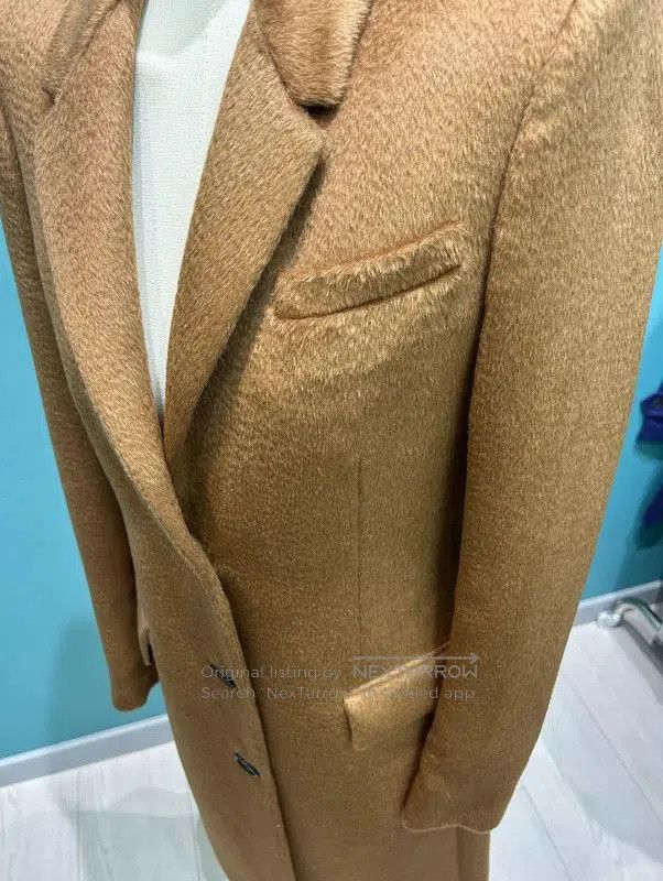 Burberry Burberry Brown Cashmere Long Coat for Women. Size L / US 10 / IT 46 - 4 Thumbnail