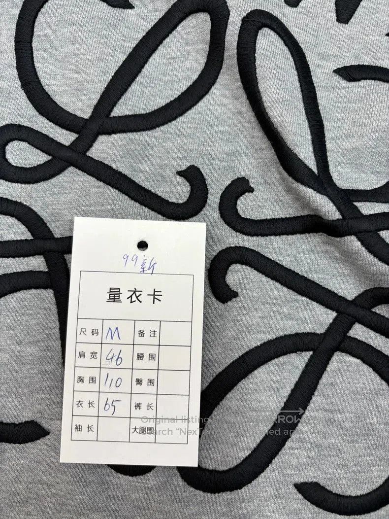 Loewe Loewe Gray Logo Embroidery Sweatshirt M. Size US M / EU 48-50 / 2 - 7 Thumbnail