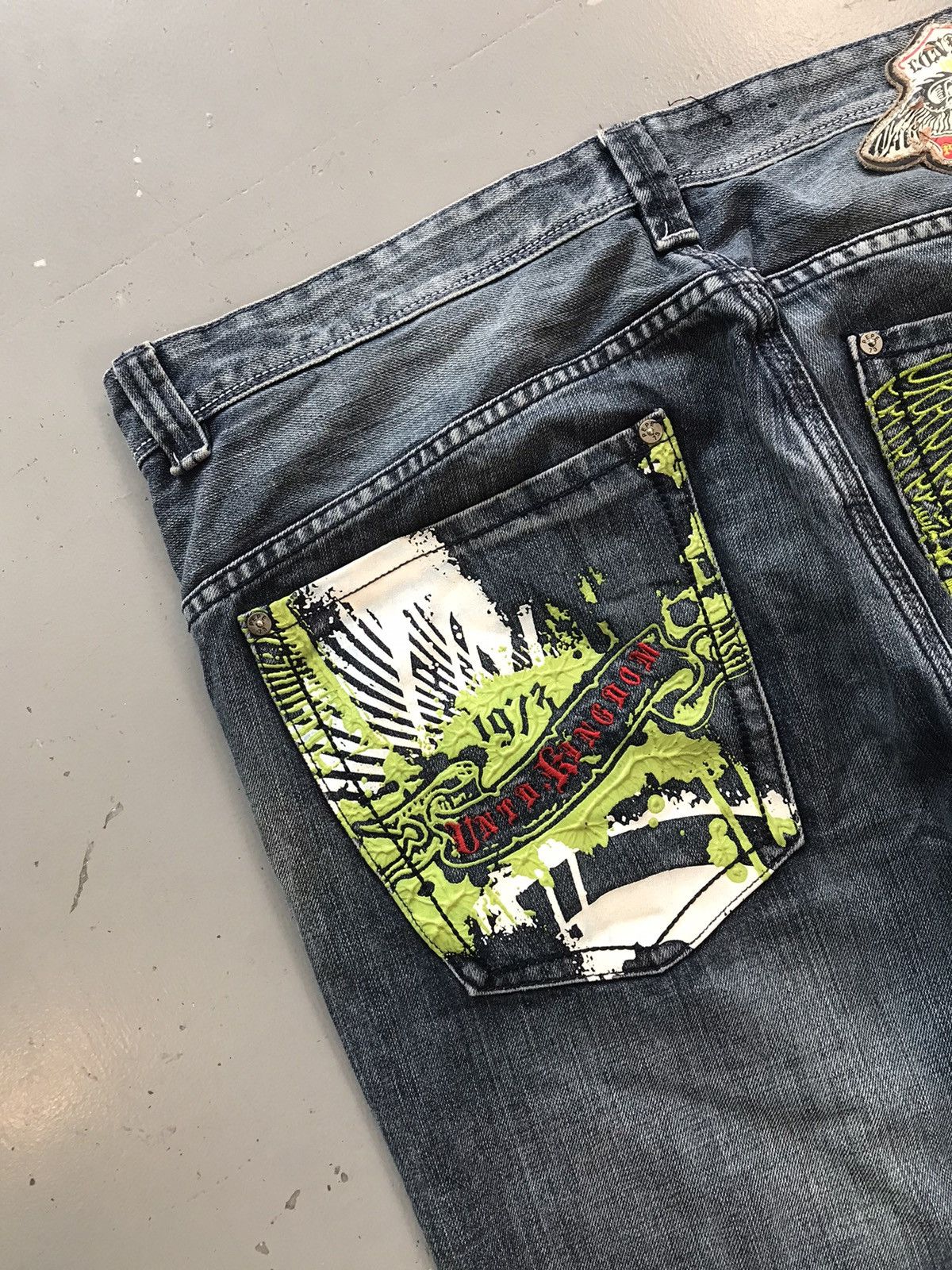 JNCO × Pepe Jeans × Vintage Vintage Pepe London jeans eagle 🦅 embroidered denim Size US 42 / EU 58 - 14 Thumbnail