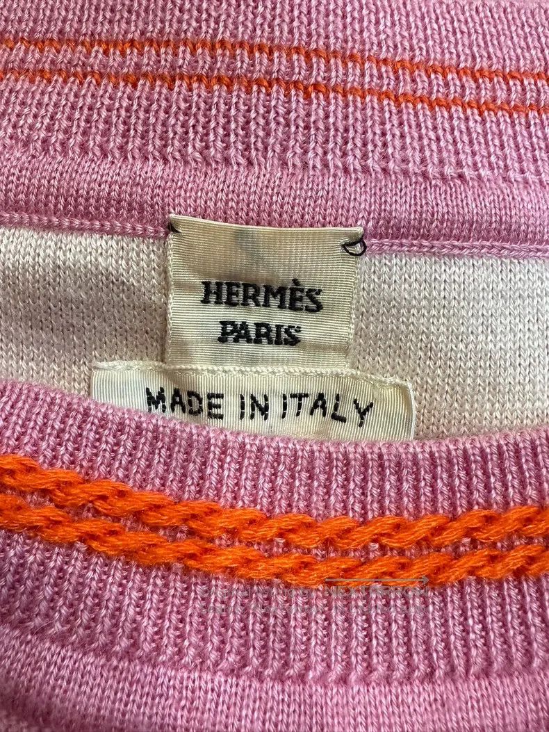 Hermes Hermes Pink knitted short-sleeve Size XS / US 0-2 / IT 36-38 - 4 Thumbnail