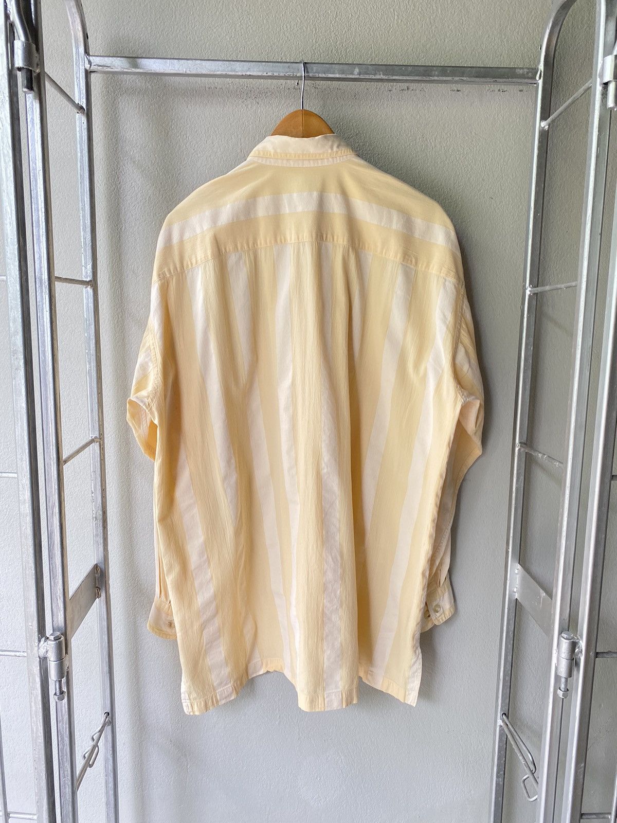 Issey Miyake IM MIYAKE DESIGN STUDIO Pastel Striped Button-Up Shirt Size US L / EU 52-54 / 3 - 11 Thumbnail