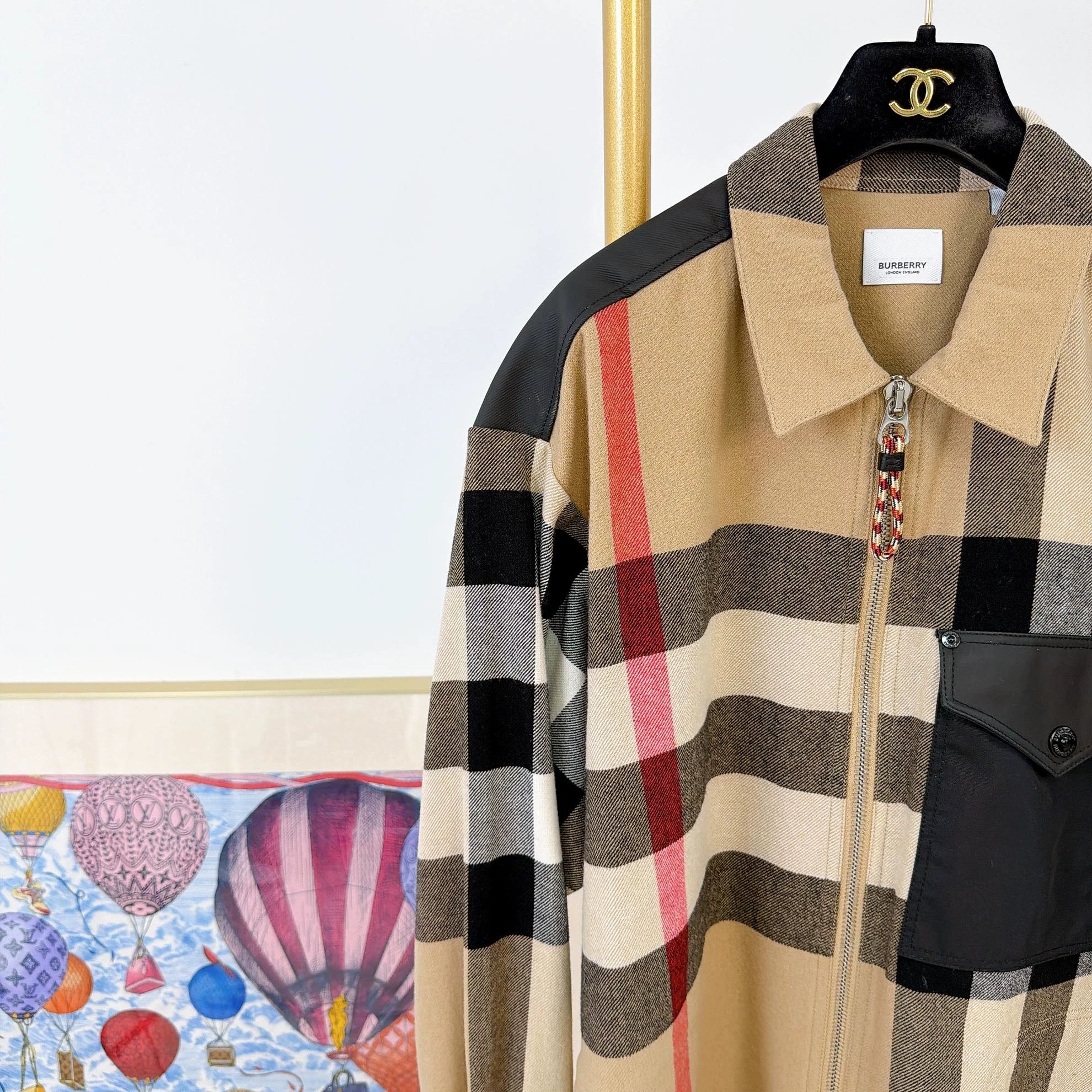 Burberry Burberry Color Block Check Jacket L Size US L / EU 52-54 / 3 - 3 Thumbnail