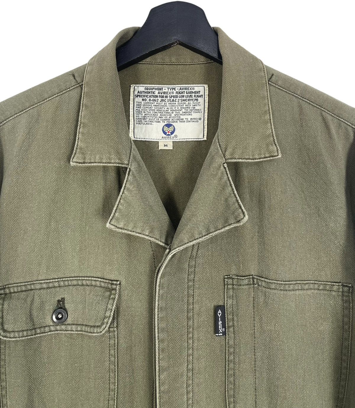 Avirex Very Rare 90s Vintage Avirex Herringbone Flight Coverall Size US 34 / EU 50 - 7 Thumbnail