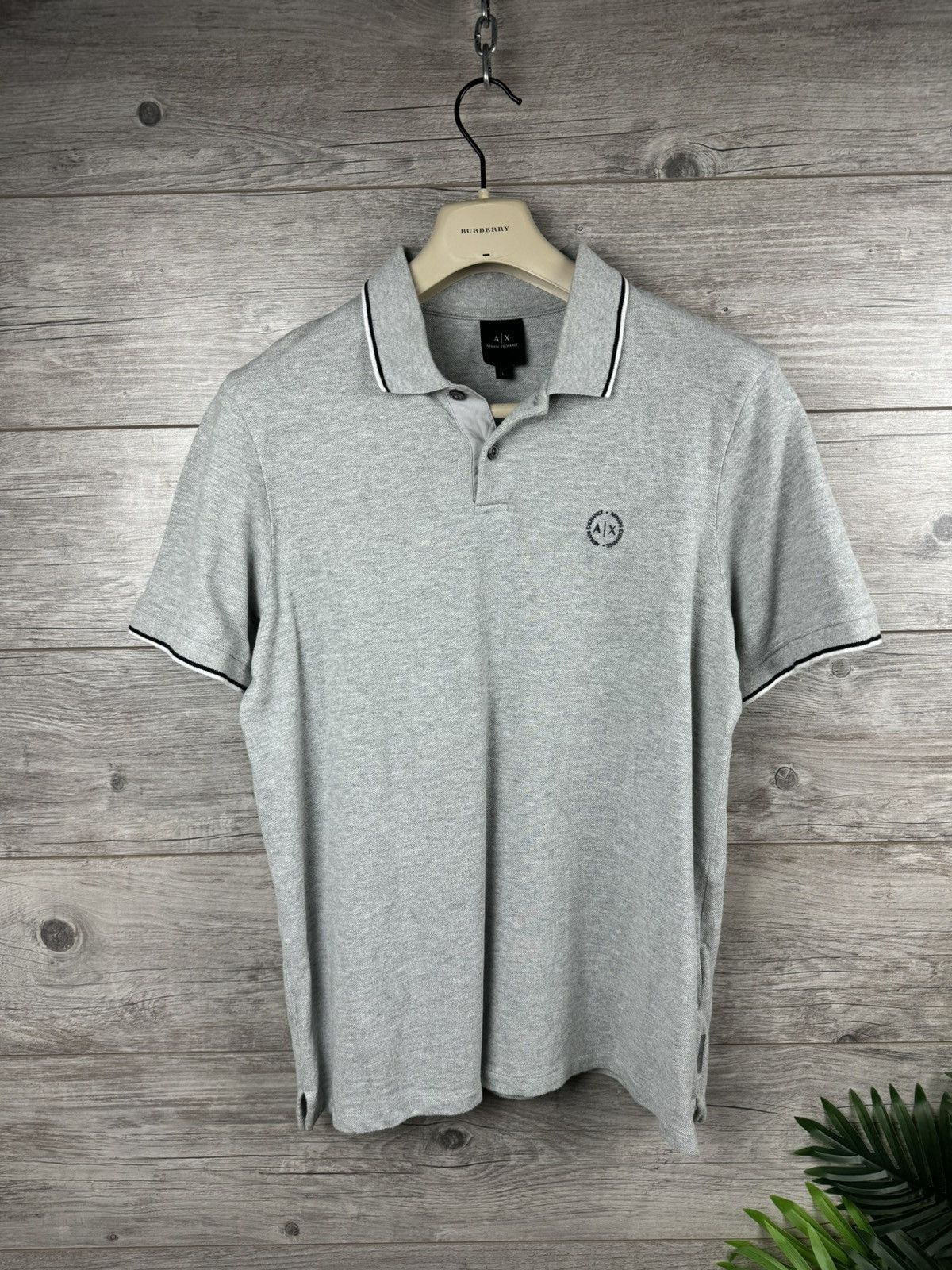 Armani Exchange × Designer Armani Exchange Polo Shirt Tee Luxury Size L Size US L / EU 52-54 / 3 - 10 Thumbnail
