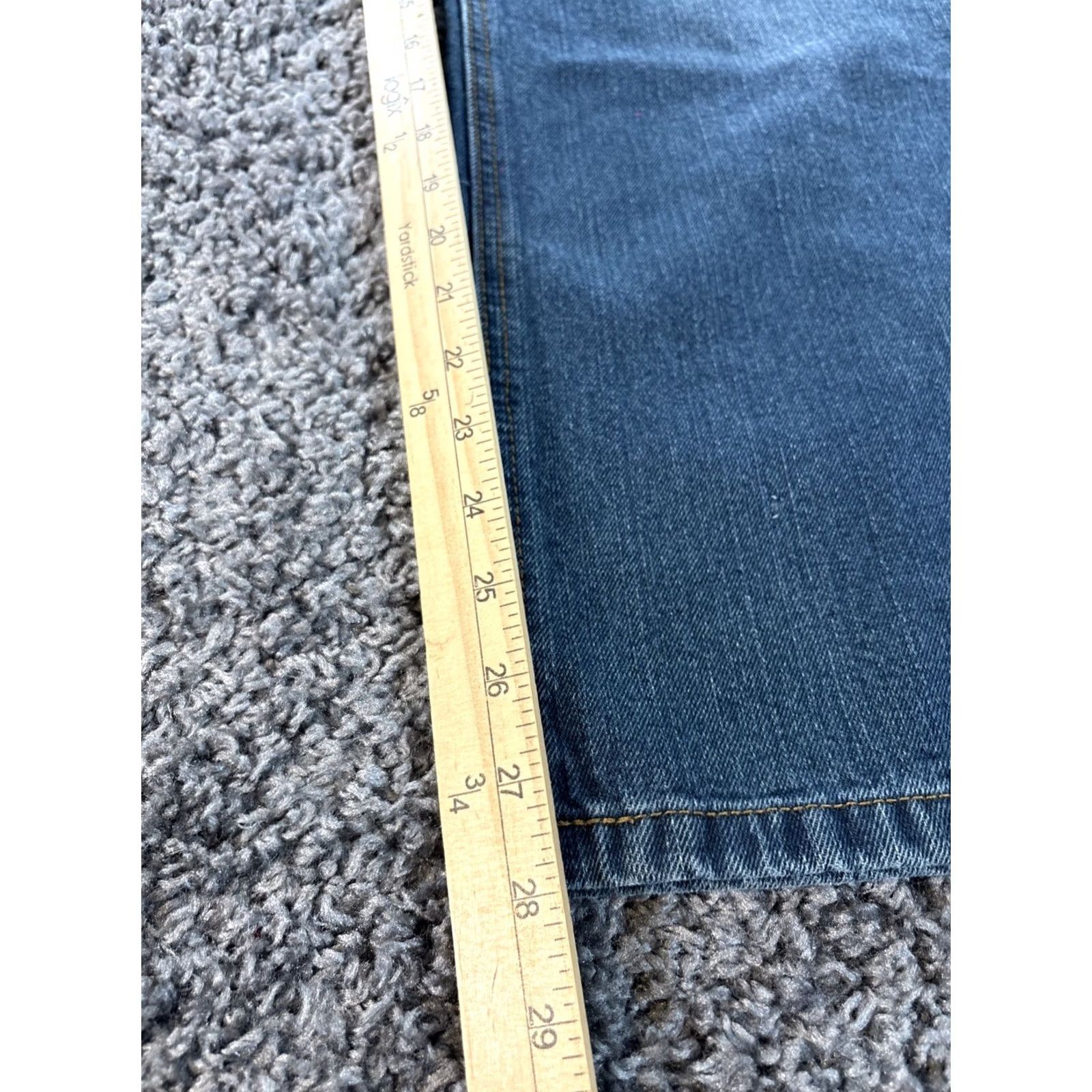 Phat Farm VINTAGE Phat Farm Jeans Mens 34x28 Baggy Dark Wash Embroidered Distressed 90s Mens Size US 34 / EU 50 - 3 Thumbnail