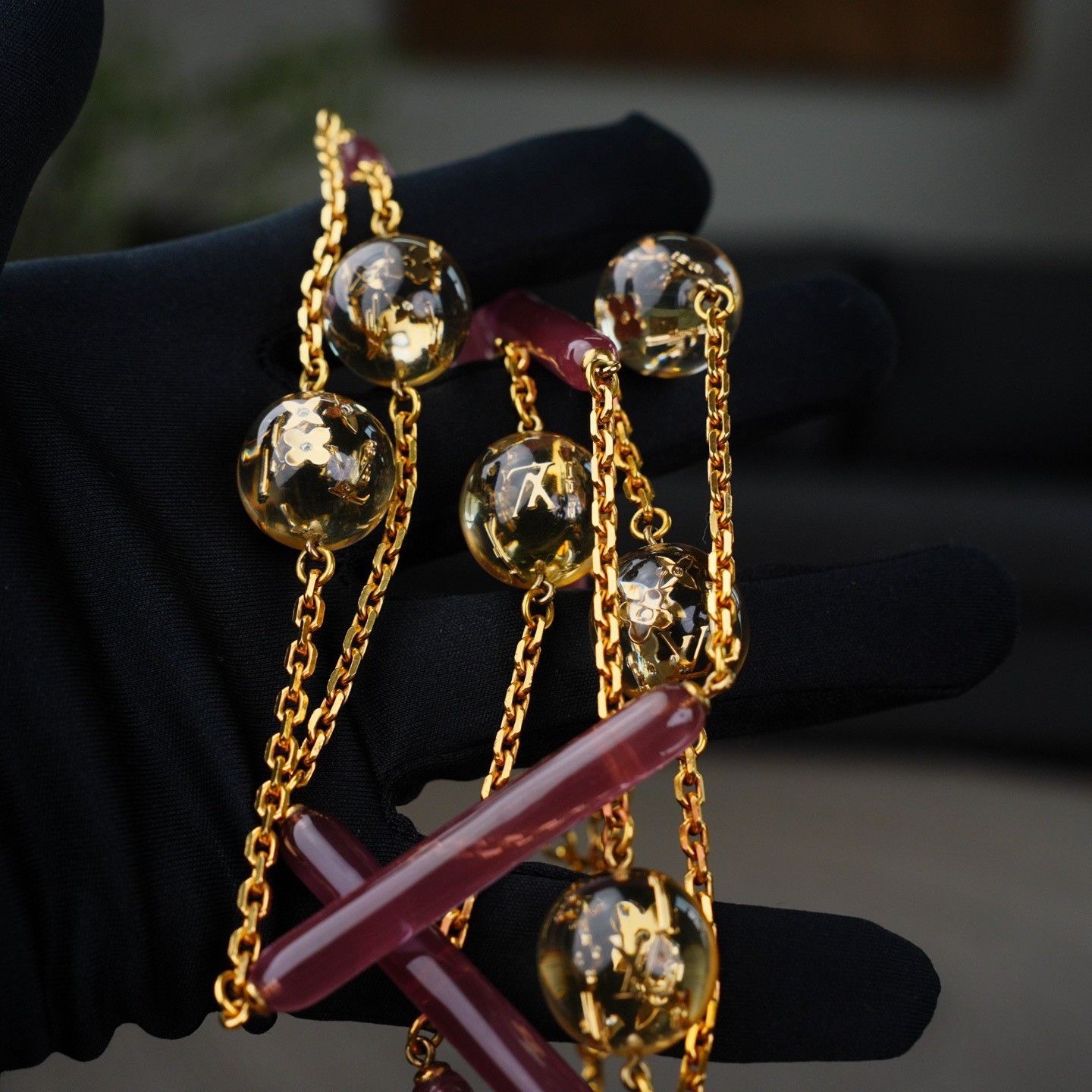 Louis Vuitton Louis Vuitton Gold Necklace OS Women Size ONE SIZE - 1 Thumbnail