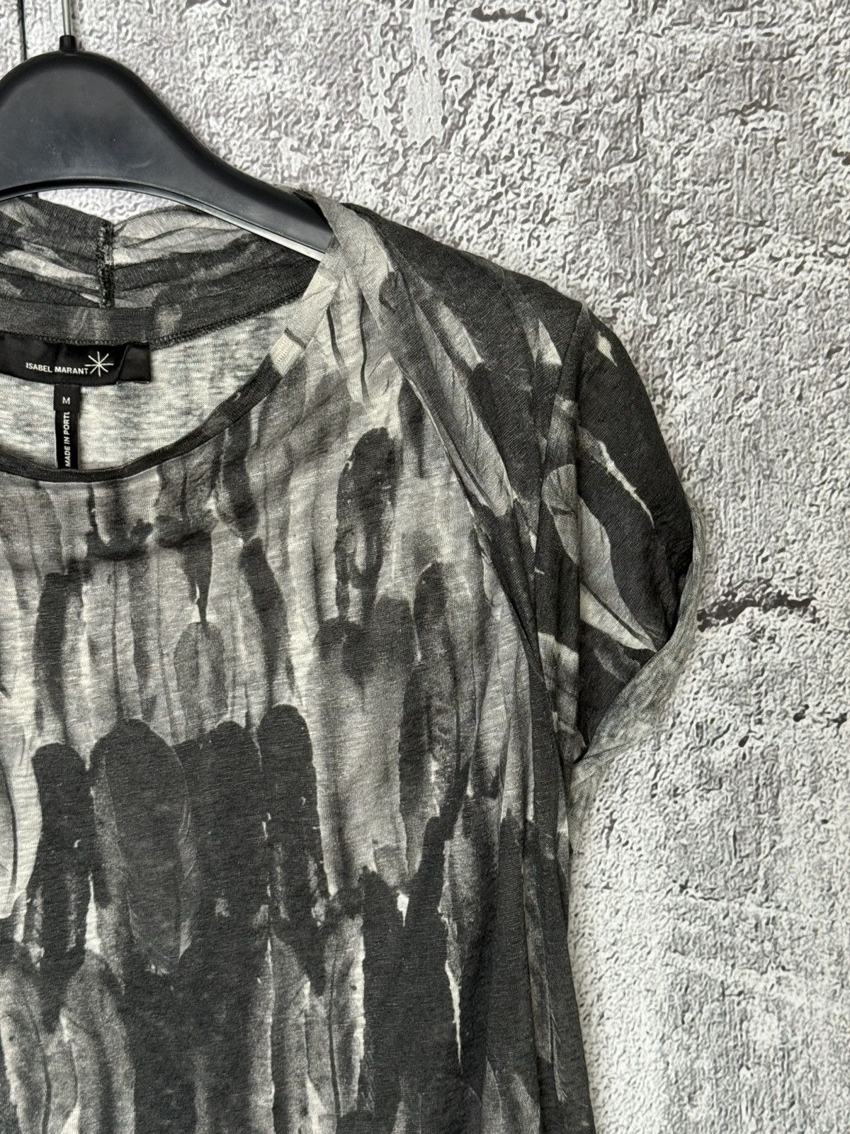 Isabel Marant Isabel Marant Feather Print Blouse Lightweight Linen Top Size M / US 6-8 / IT 42-44 - 3 Thumbnail