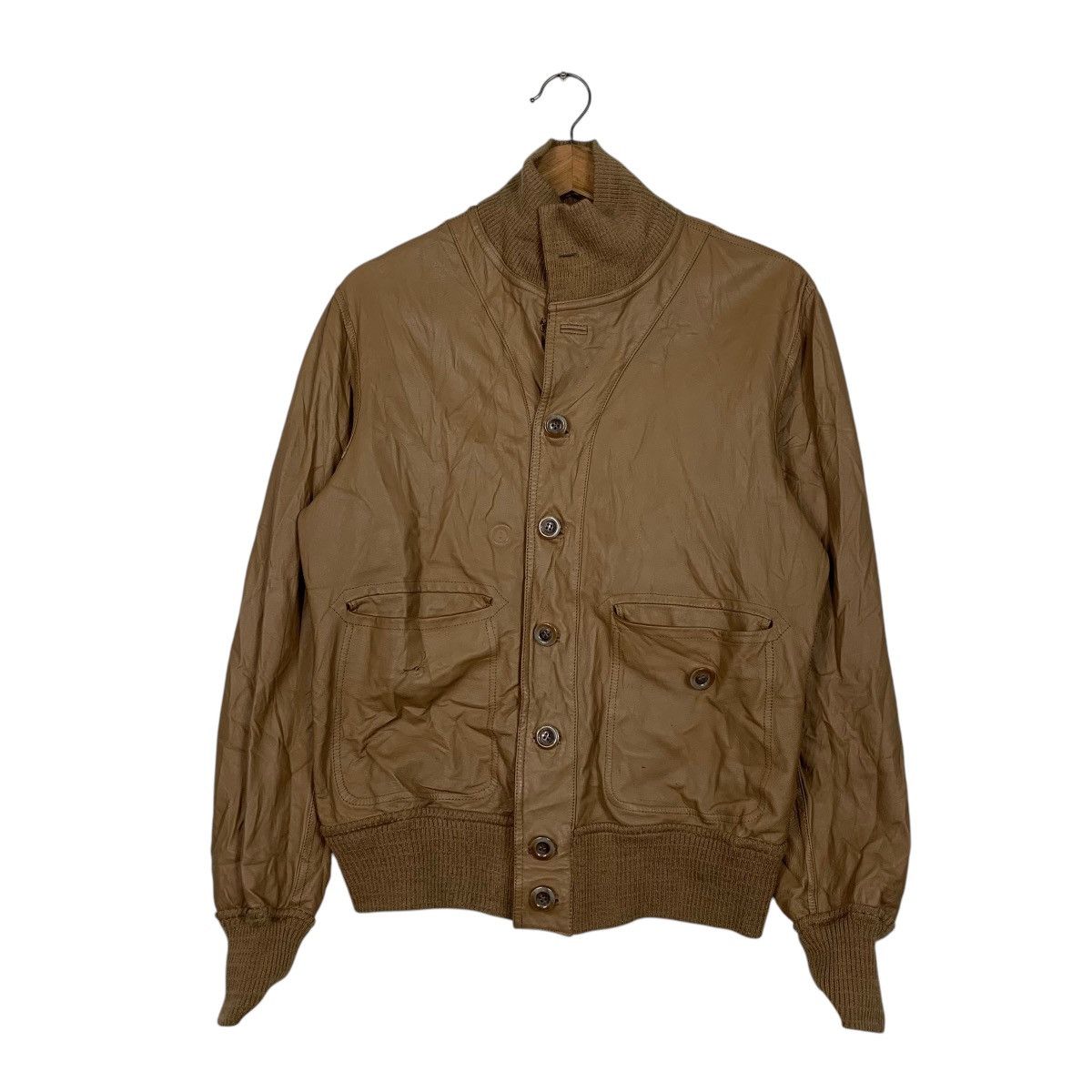 Japanese Brand Japanese Brand Reversible Leather Bomber Jacket Size S / US 4 / IT 40 - 14 Thumbnail