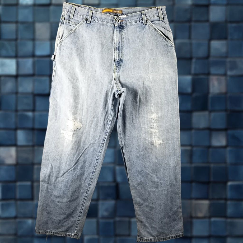Levi's Levi's VTG Silvertab Carpenter Jeans 38x30 Blue 5-Pocket Baggy Wide Leg Relaxed Mens Jeans Size US 38 / EU 54 - 1 Thumbnail