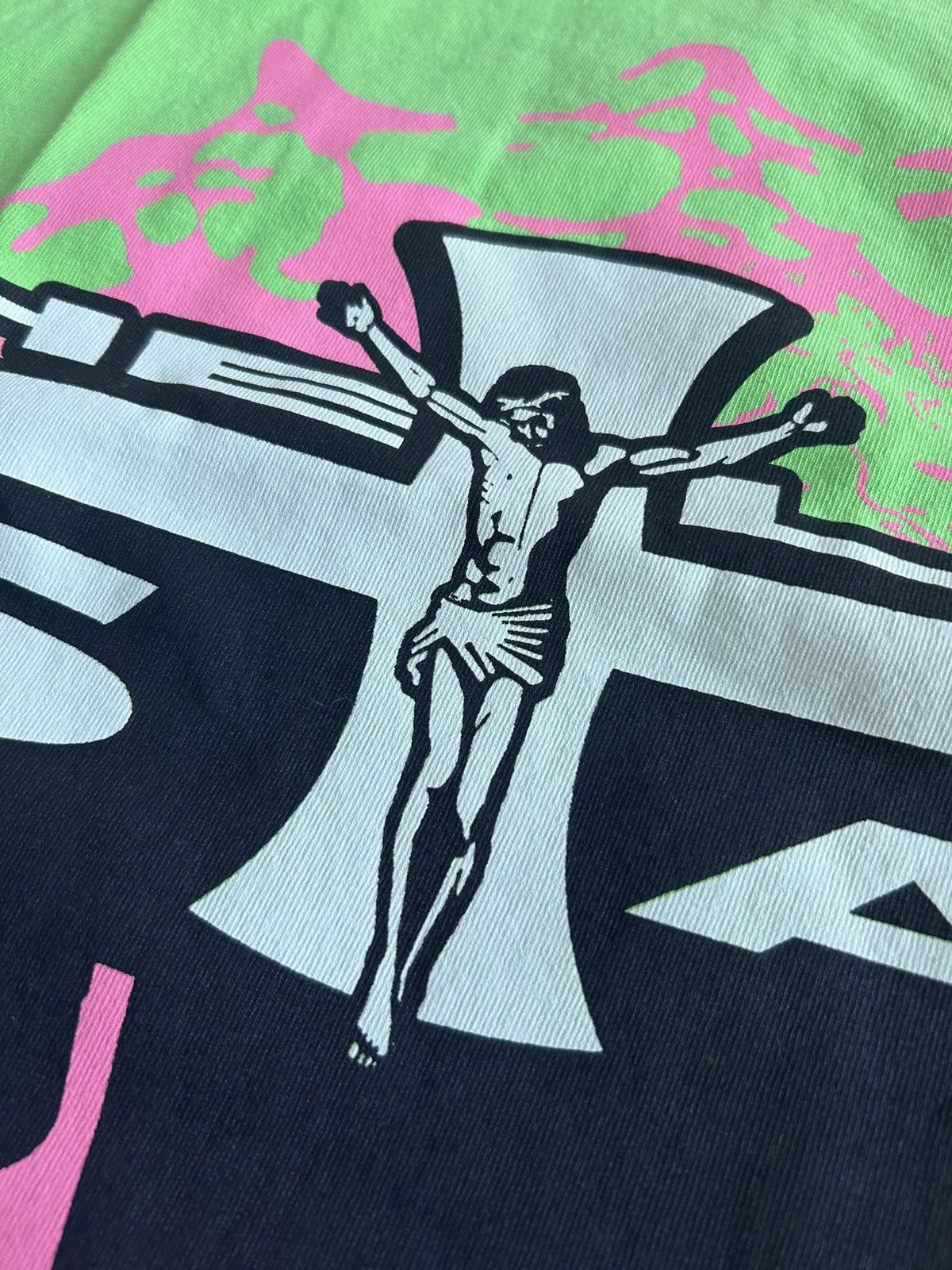 HELLSTAR Hellstar Jesus Tee Green Path to Paradise Large Capsule 9 Size US L / EU 52-54 / 3 - 5 Thumbnail