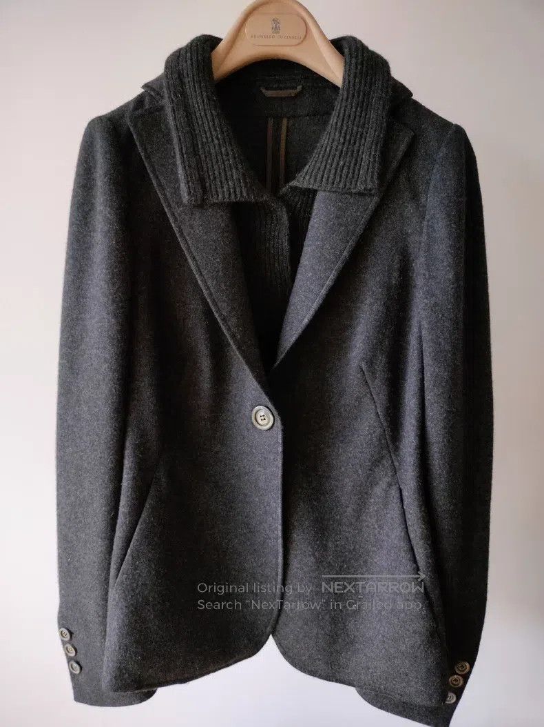 Brunello Cucinelli Brunello Cucinelli Cashmere suit, black, main fabric 70% w Size S / US 4 / IT 40 - 1 Thumbnail