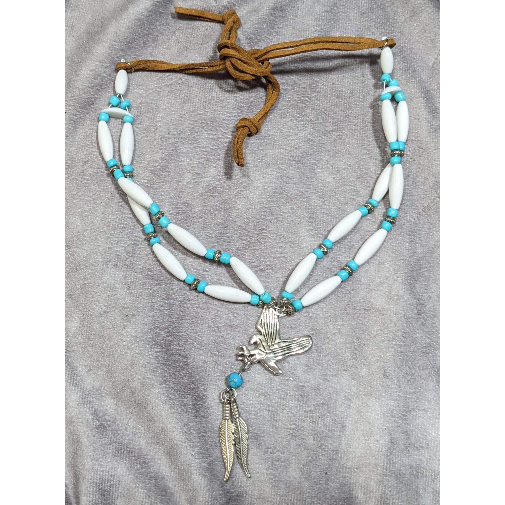 Other Southwestern Eagle Necklace With Feather Charms Size ONE SIZE - 6 Thumbnail