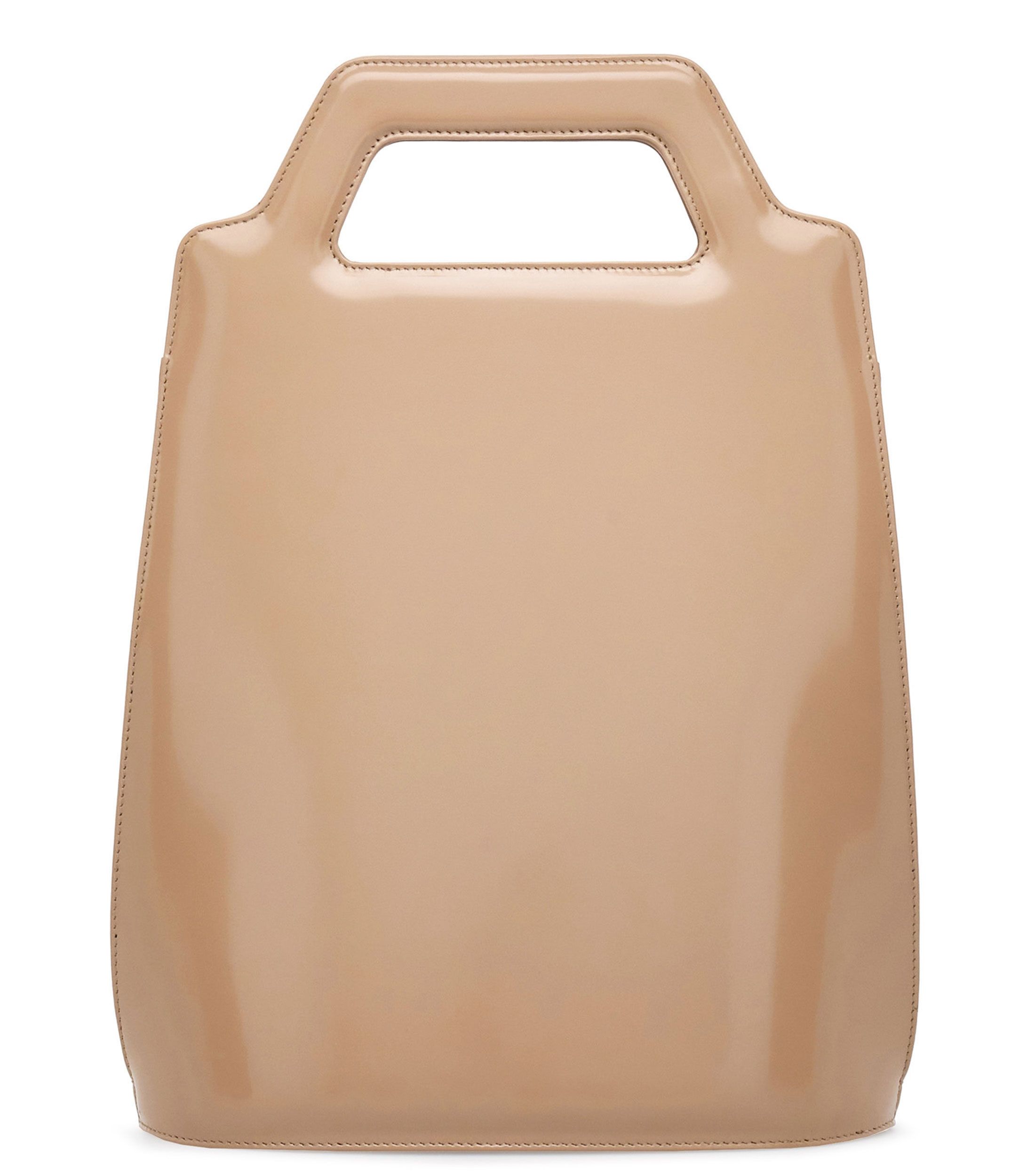 Salvatore Ferragamo o1s1rm1224 Size: OS / Wanda Leather Tote Bag in Camel Size ONE SIZE - 2 Thumbnail
