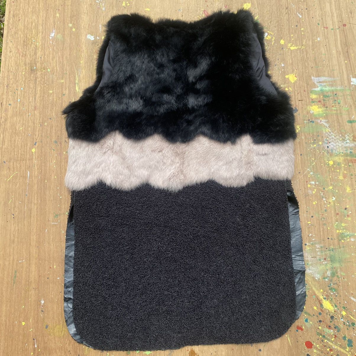 Furla × Japanese Brand × Vintage Vibtage Japan Hosshey Fluffy Vest Size M / US 6-8 / IT 42-44 - 7 Thumbnail
