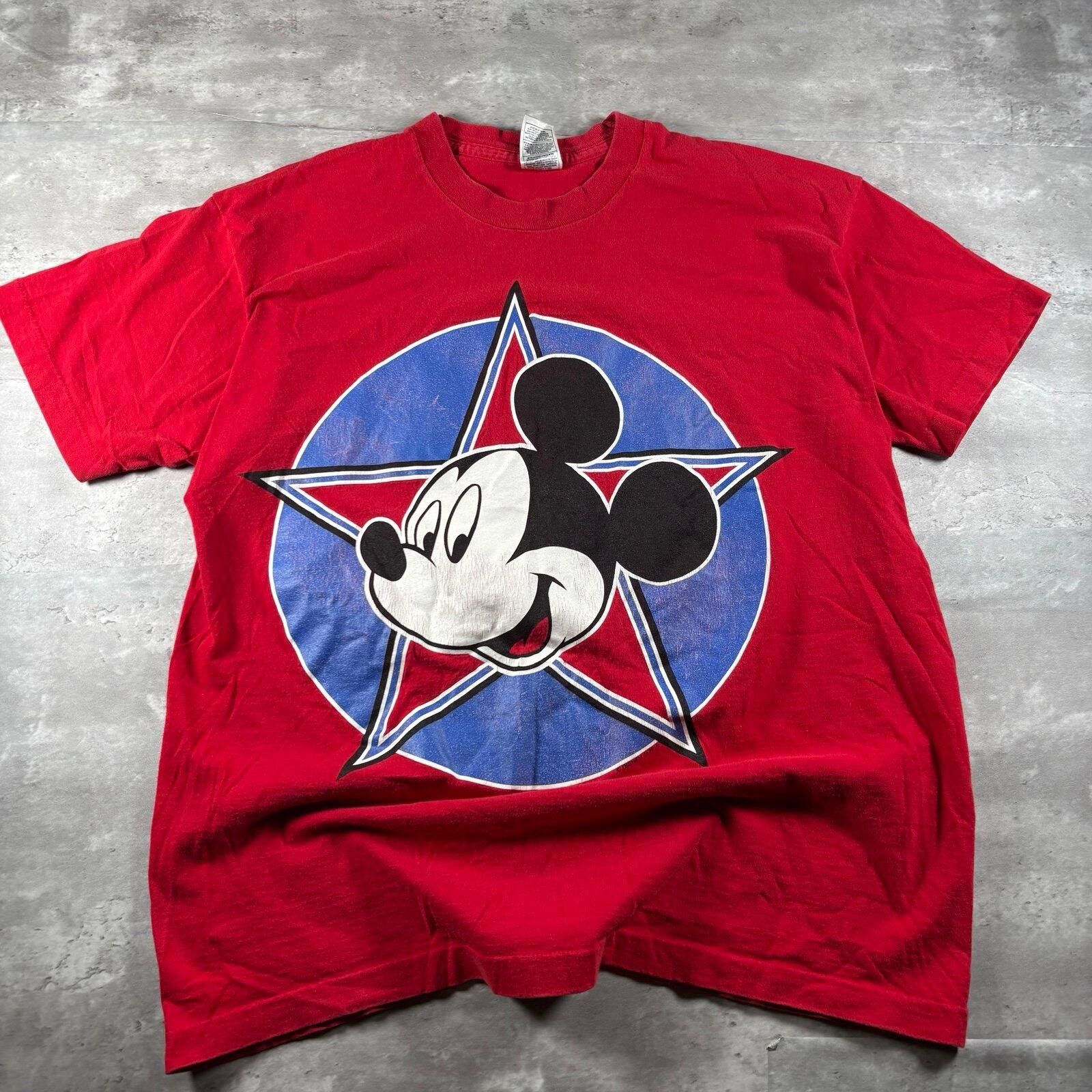 Disney Vintage 90s Mickey Mouse Disney tee Size US XL / EU 56 / 4 - 8 Thumbnail