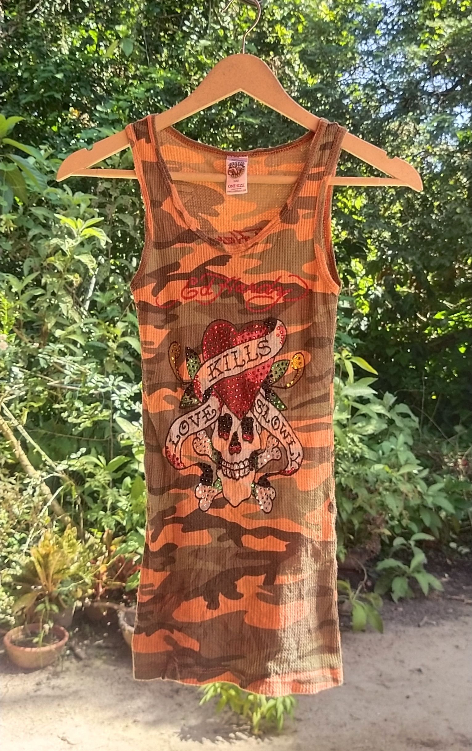 Ed Hardy Final Drop Ed Hardy Camo Singlet Size XXS / US 00 / IT 34 - 1 Thumbnail