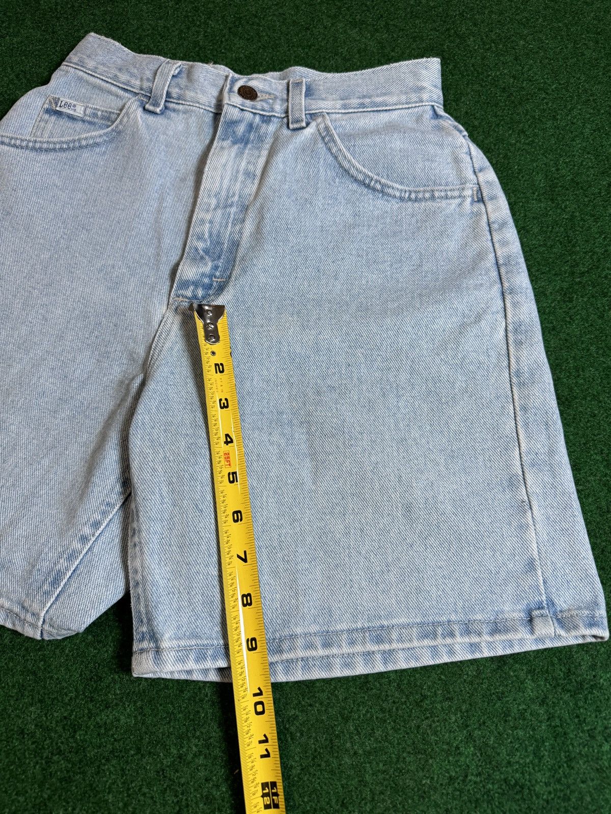 Lee × Vintage Vintage 90s Lee Jorts Light Wash Relaxed Fit Denim Shorts Size 26" / US 2 / IT 38 - 6 Thumbnail