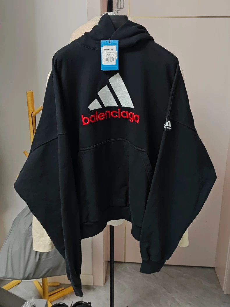 Balenciaga Balenciaga x Adidas Logo Hoodie-2506 Size US M / EU 48-50 / 2 - 1 Thumbnail